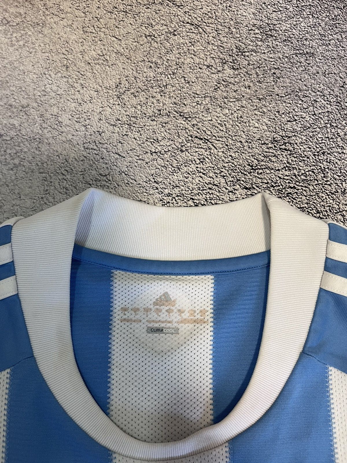 Adidas Adidas T- Shirt Jersey Argentina 2009 Home Soccer Football Size US L / EU 52-54 / 3 - 6 Thumbnail