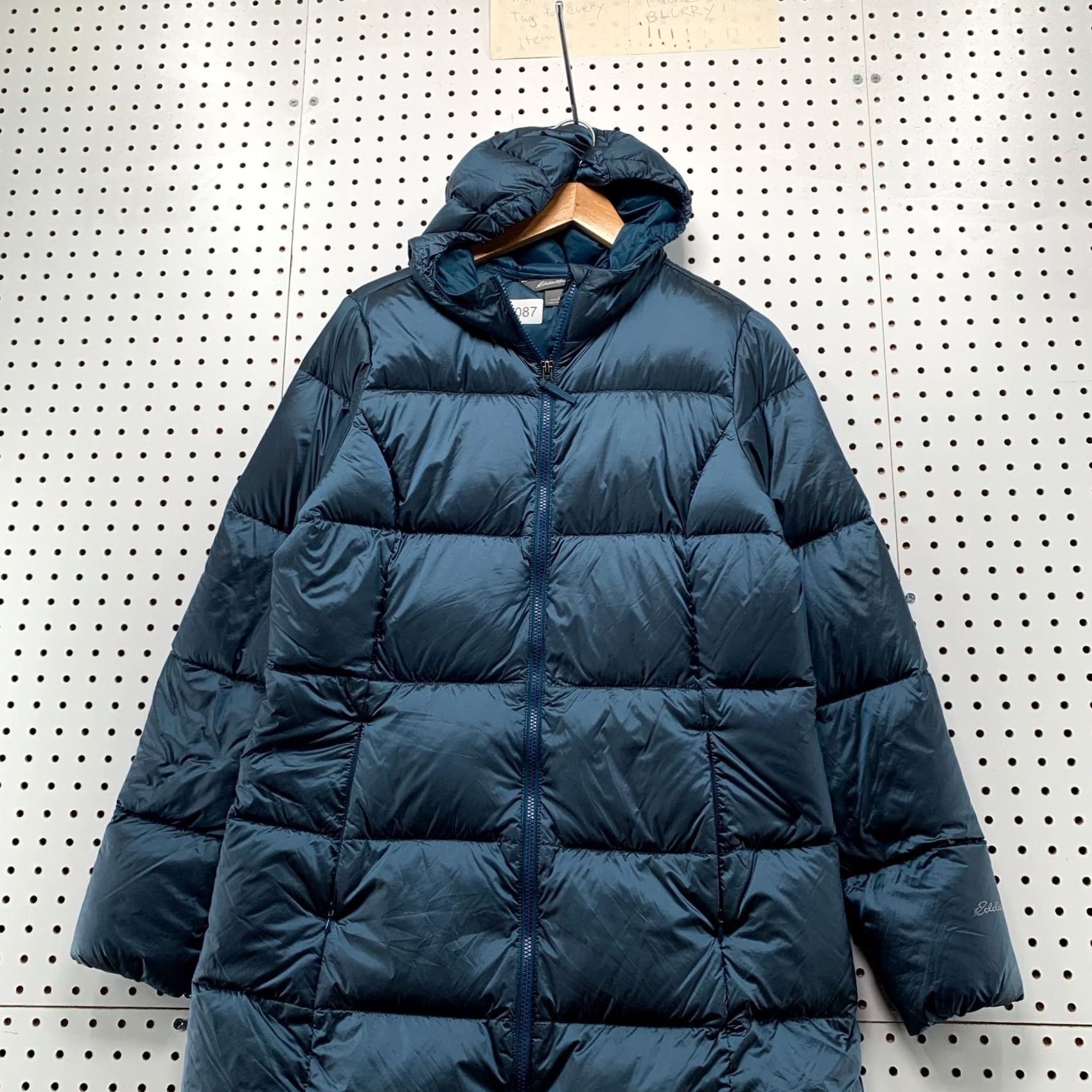 Eddie Bauer Eddie Bauer Down Puffer Parka Jacket Womens Large Blue Luna Quilted Coat Size L / US 10 / IT 46 - 4 Thumbnail