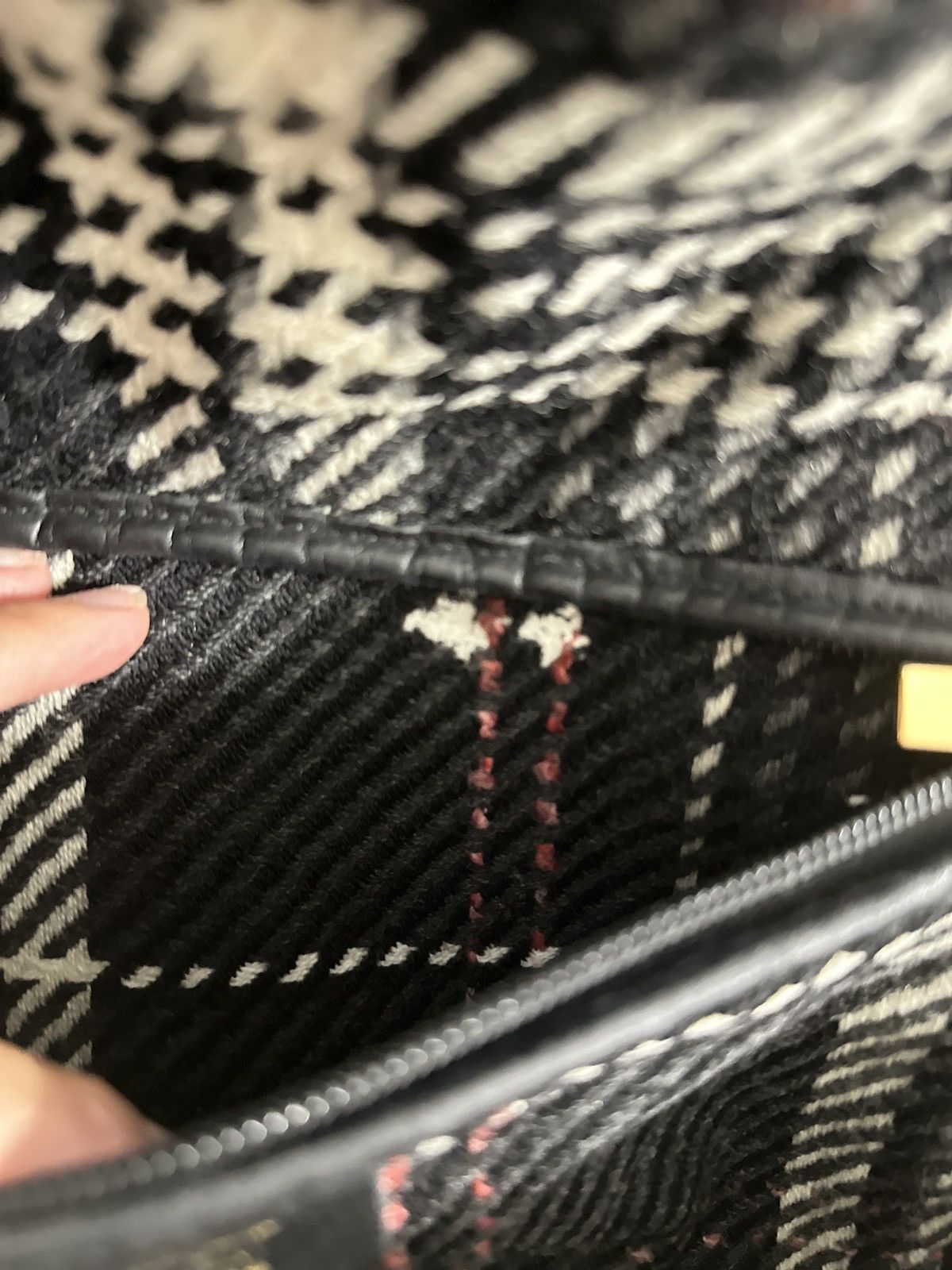 Salvatore Ferragamo Salvatore Ferragamo Wool Plaid Exterior Bags & Handbags L Size ONE SIZE - 14 Thumbnail