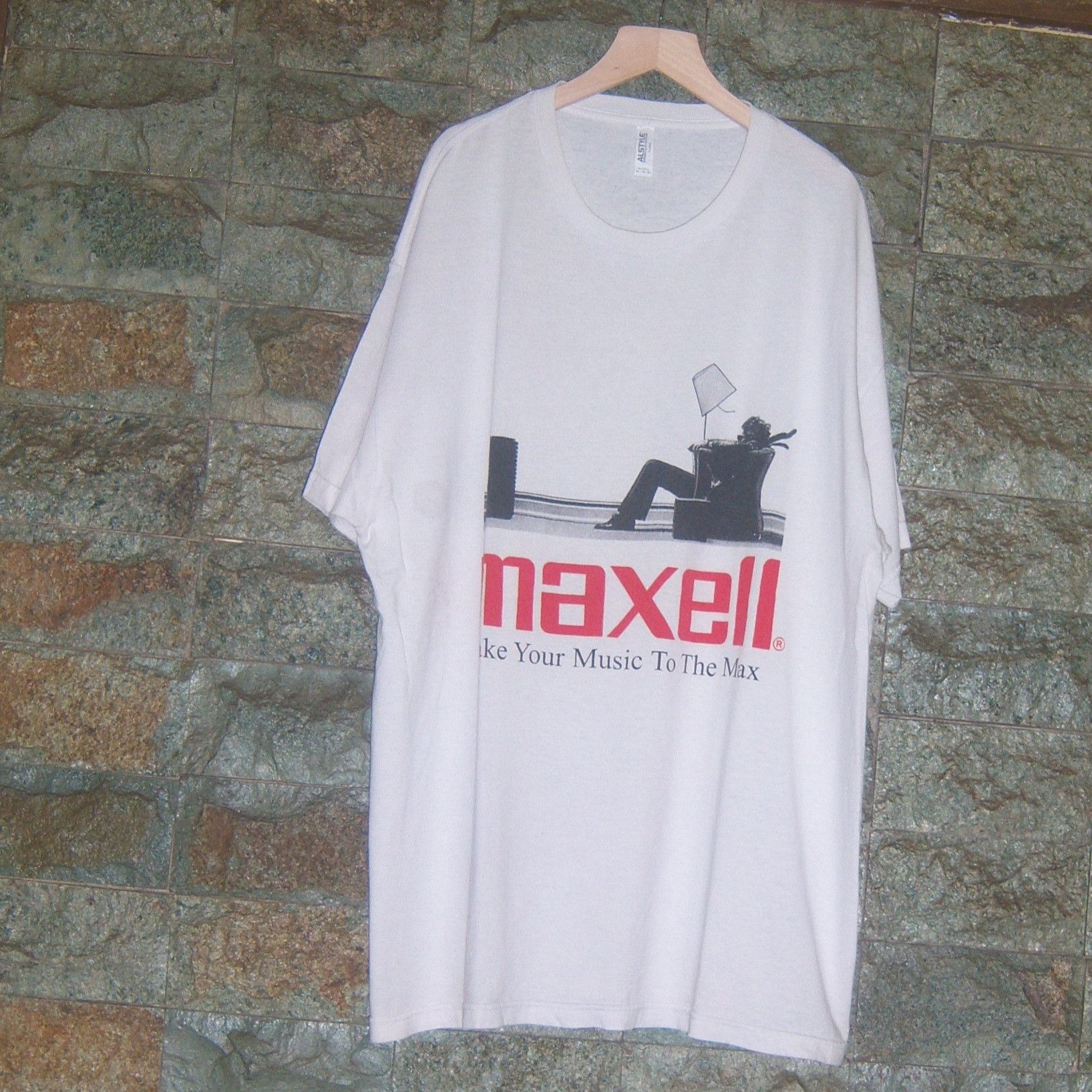 Vintage 80s Maxell outlets Take Your Music To The Max Shirt