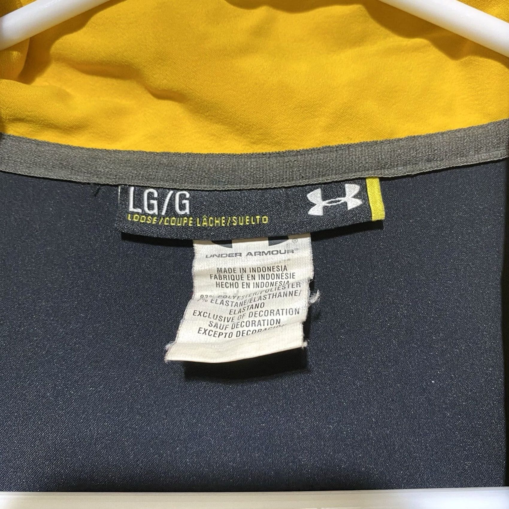 Under Armour Under Armour Mens Win It Woven Full Zip Lightweight Coat Jacket L Black Activewear Bomber Jacket Mens Size US L / EU 52-54 / 3 - 4 Thumbnail