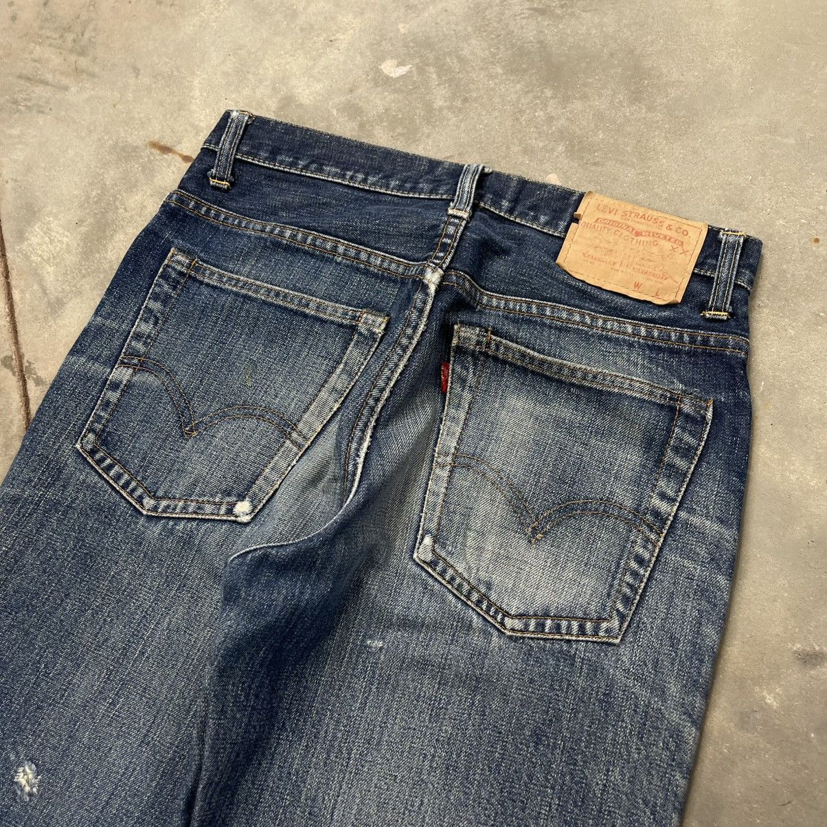 Levi's Vintage Levi’s 517 Big E Jeans Bootcut Flare Faded 60s Size US 30 / EU 46 - 2 Thumbnail
