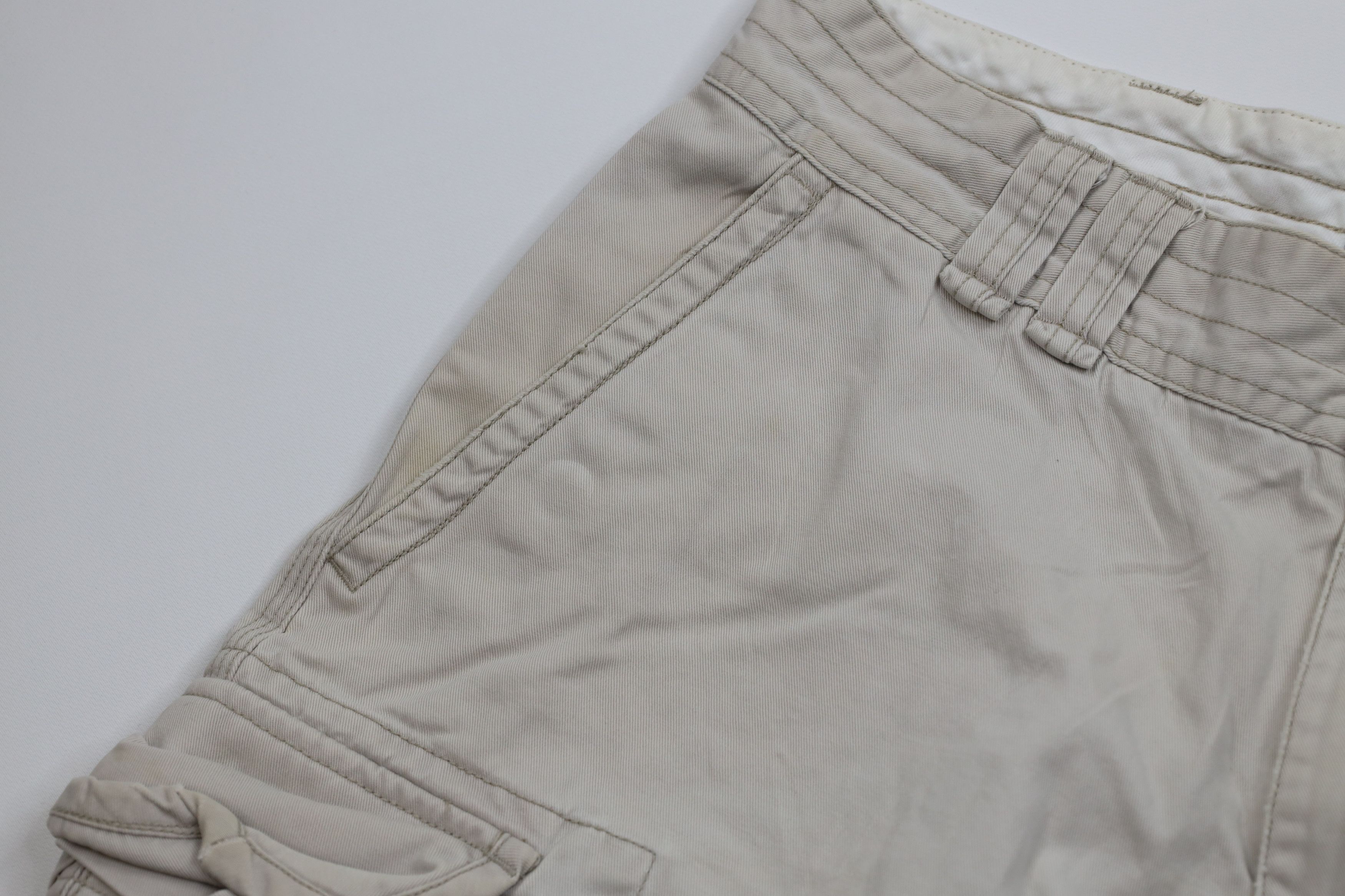Ralph Lauren Vintage 90s Ralph Lauren Cargo Shorts Beige Cotton Size US 34 / EU 50 - 6 Thumbnail
