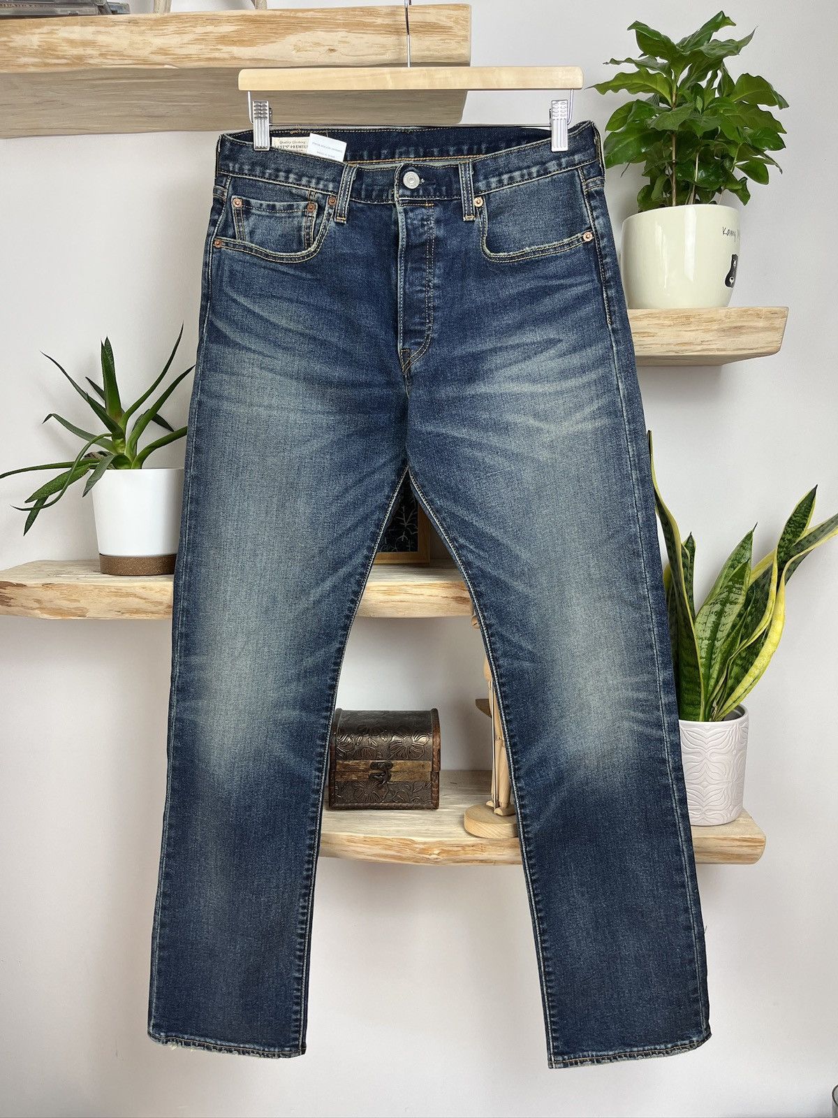 Levi's Vintage Levis 501 mud wash Blue Denim japanese y2k straight Size US 32 / EU 48 - 1 Thumbnail
