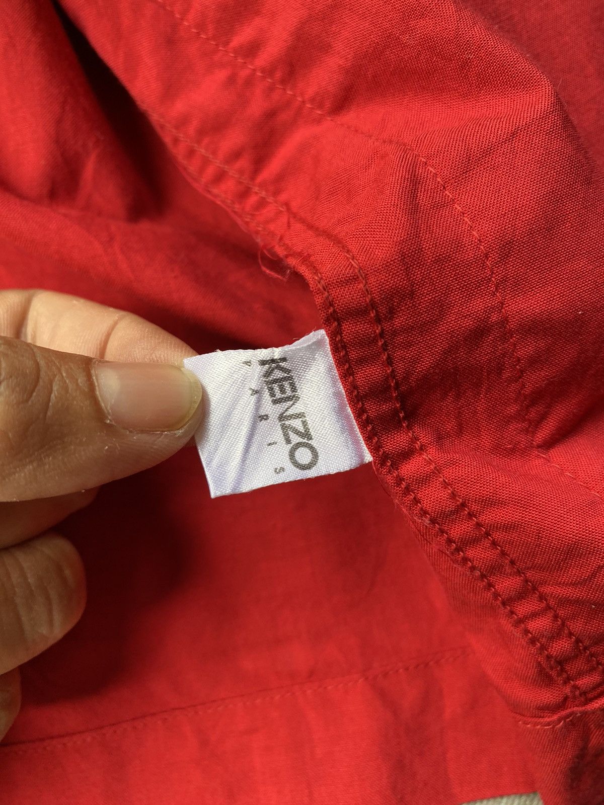 Kenzo KENZO Red Long-Sleeve Shirt Size M / US 6-8 / IT 42-44 - 5 Thumbnail
