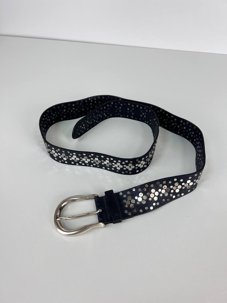 Other Avant Garde vintage metal leather belt Size ONE SIZE - 1 Thumbnail