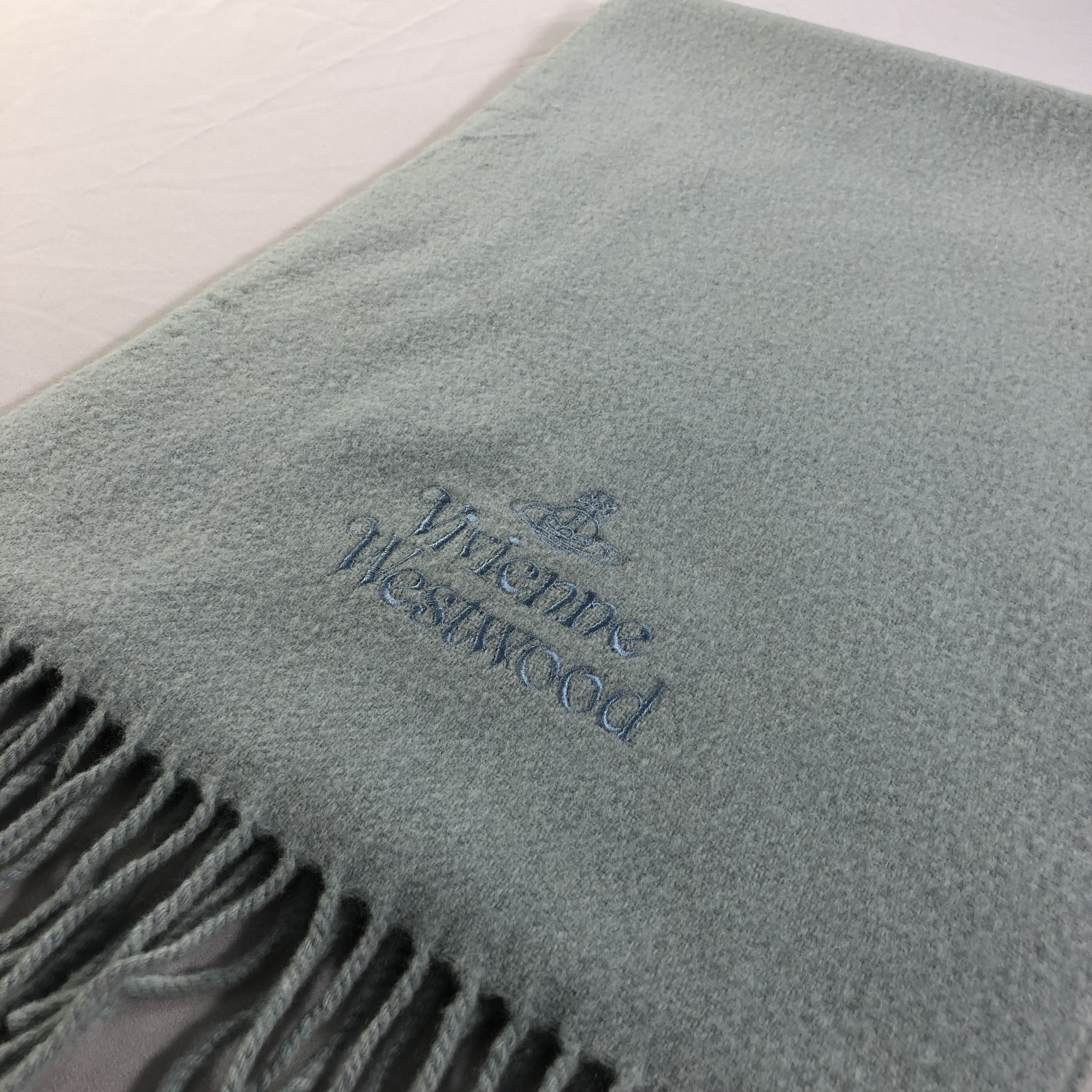 Vivienne Westwood Vivienne Westwood Plain Wool Scarf Muffler V1556 Size ONE SIZE - 2 Thumbnail