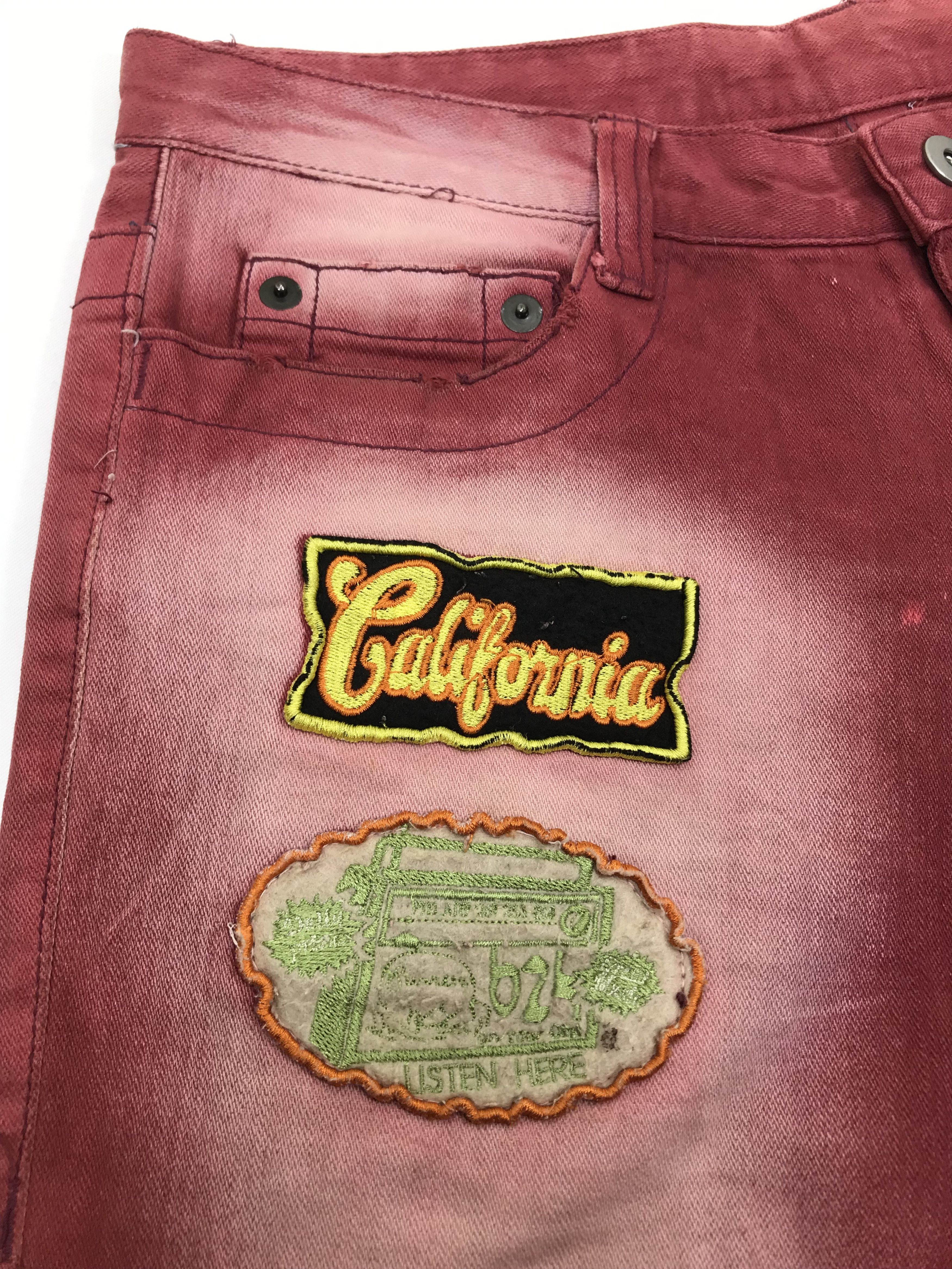 Hysteric Glamour Vintage Hysteric Glamour Patched Hawaiian Flare Jeans Size US 32 / EU 48 - 10 Thumbnail