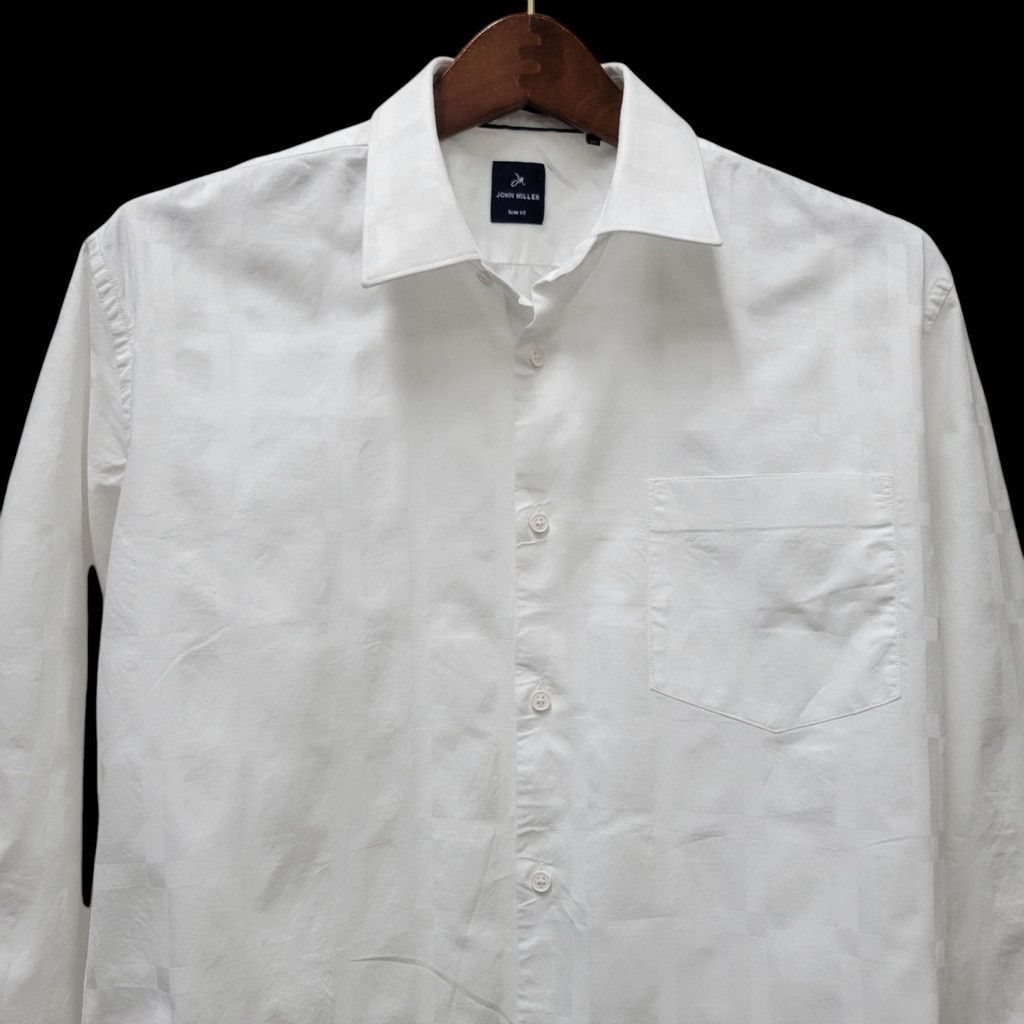 Other John Miller Men's Slim-Fit 100% Premium Cotton Long-Sleeves Size US S / EU 44-46 / 1 - 2 Thumbnail