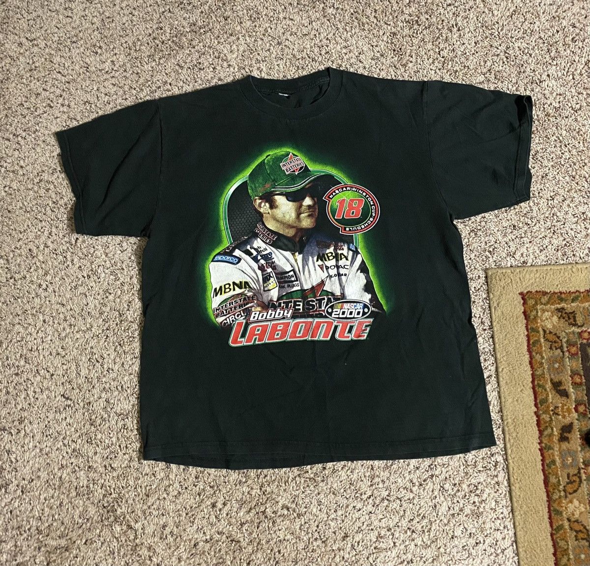 Vintage 2000 Bobby Labonte Racing Tee Size US XL / EU 56 / 4 - 1 Thumbnail