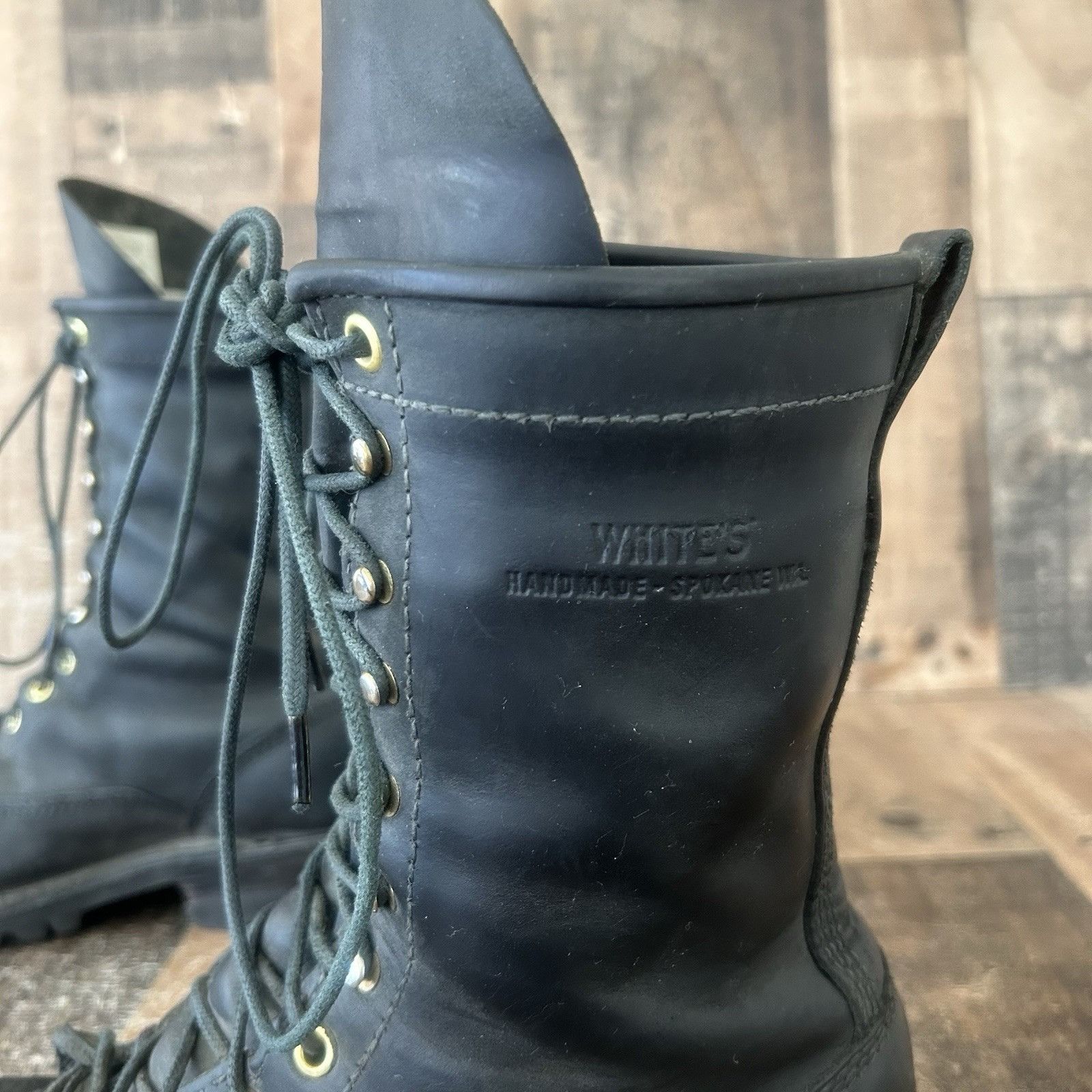 White's Boots Whites H7809 Logger Packer Plain Toe Work Boots Mens 9 D Size US 9 / EU 42 - 10 Thumbnail
