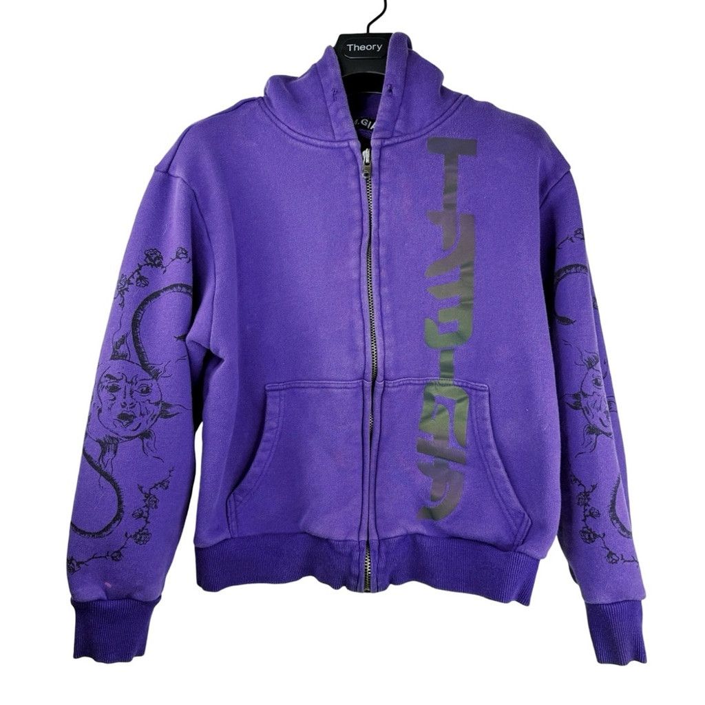I Am Gia I.AM.GIA Women s Designer Purple Hoodie Futuristic Street XS Grailed