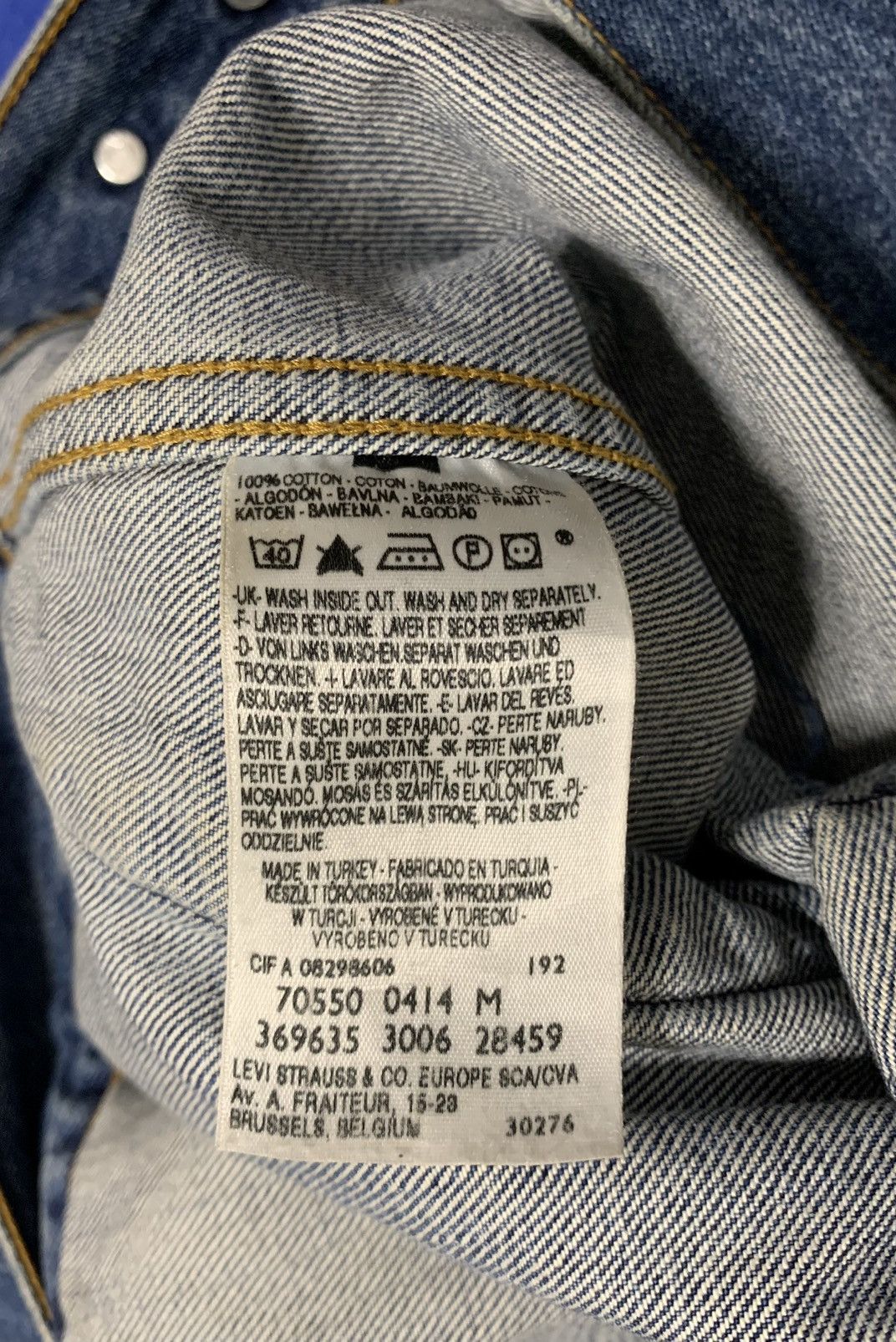 Levi's Levi’s Hand Painting Darkwing Duck Denim Jacket Size US M / EU 48-50 / 2 - 6 Thumbnail
