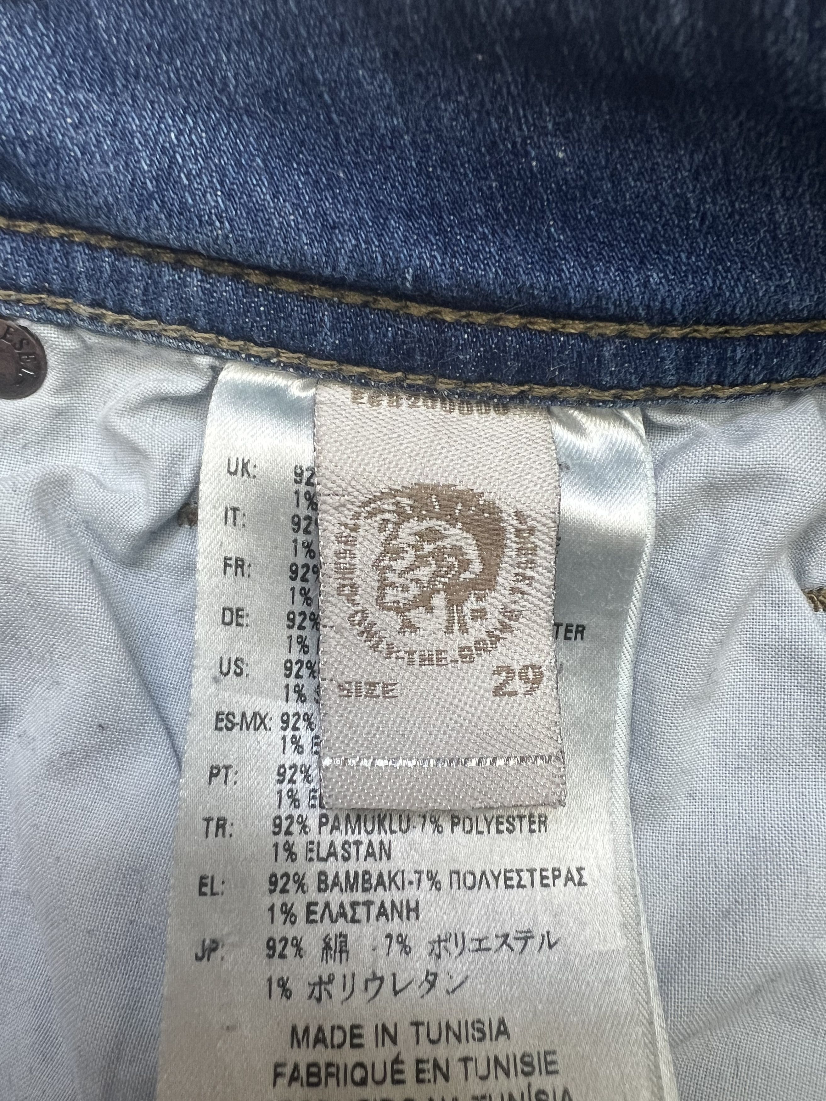 Diesel Diesel Jeans Womens Size 29 Sleenker Slim Skinny Size 29" - 5 Thumbnail