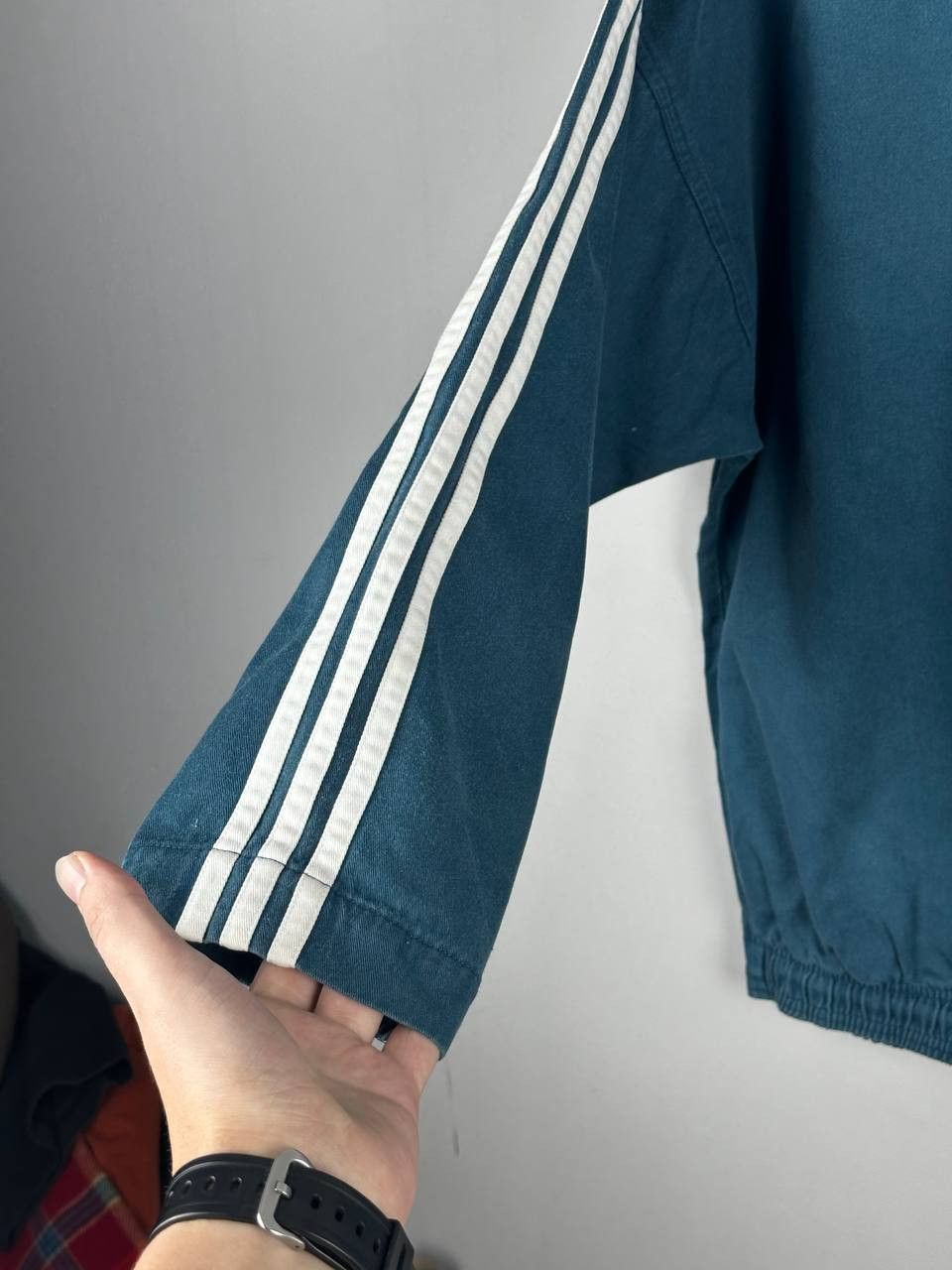 Adidas Rare Retro 90’s Adidas Vintage Cotton Anorak Jacket Size US L / EU 52-54 / 3 - 4 Thumbnail