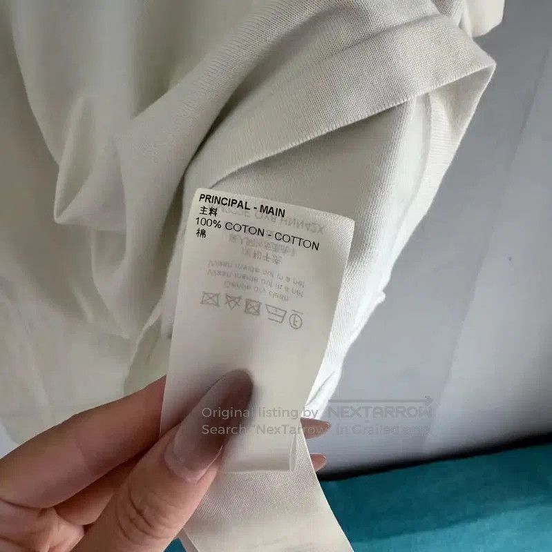 Louis Vuitton Louis Vuitton White Cotton Men's T-Shirt XL . Size US XL / EU 56 / 4 - 5 Thumbnail