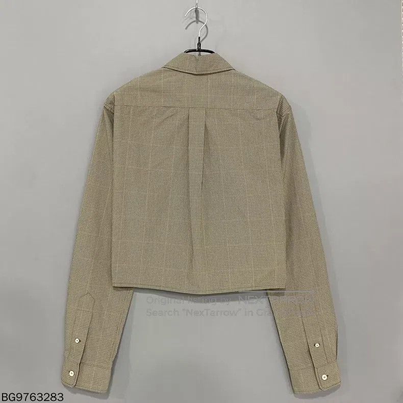 Miu Miu Miu Miu 38 Checked logo zipper shirt Size M / US 6-8 / IT 42-44 - 3 Thumbnail