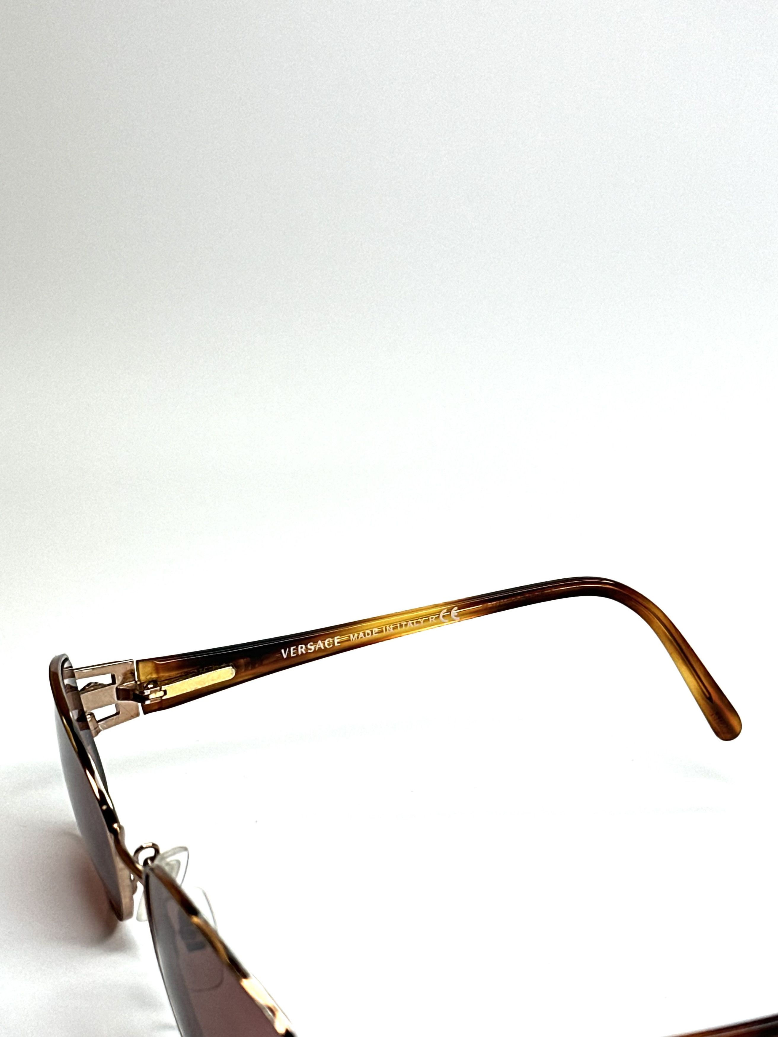 Versace Versace Round Slim Medusa Sunglasses Size ONE SIZE - 7 Thumbnail