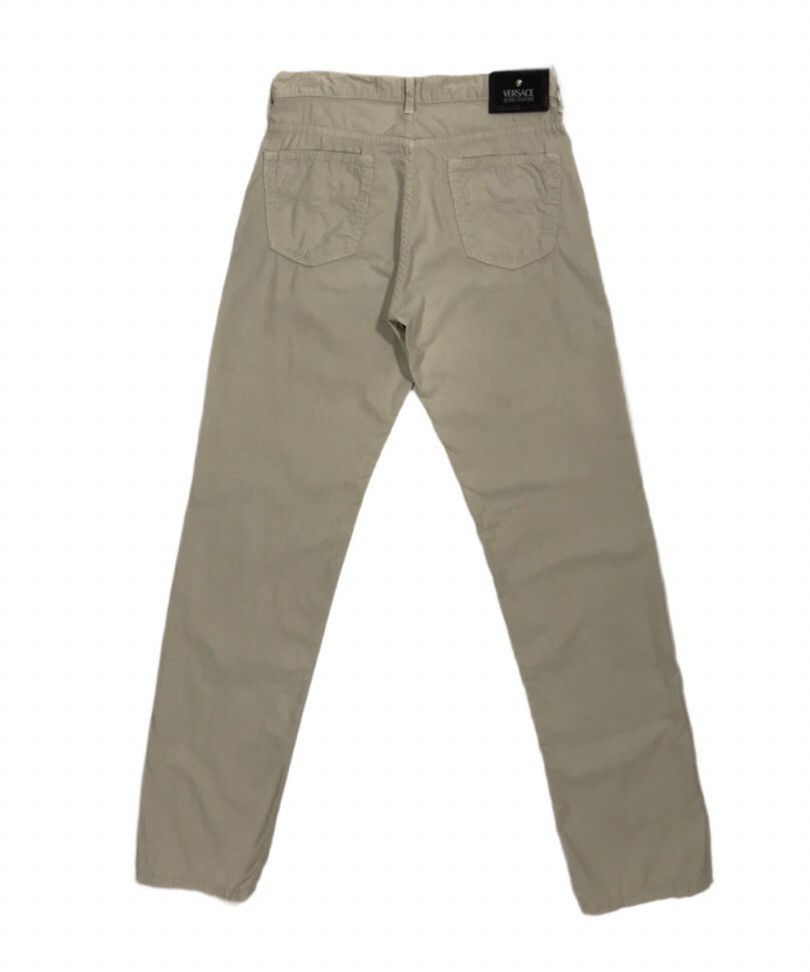 Versace Jeans Couture Vintage Versace Jeans Couture Velvet Pants Men's 32 Beige Size US 32 / EU 48 - 2 Thumbnail