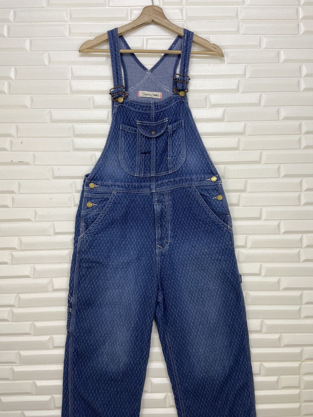 Japanese Brand Japanese Traditional Indigo Products Union Made Jumpsuits Size US 33 - 12 Thumbnail
