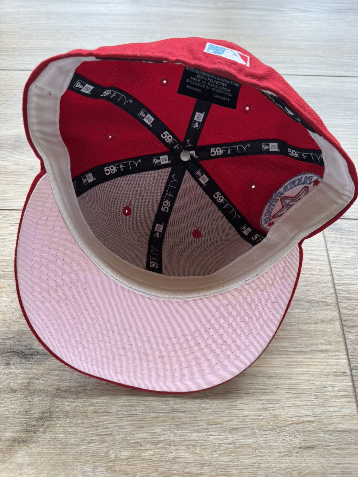 New Era Montreal Expos 59FIFTY Fitted Hat Red w/ 1982 All-Star Patch Size ONE SIZE - 3 Thumbnail