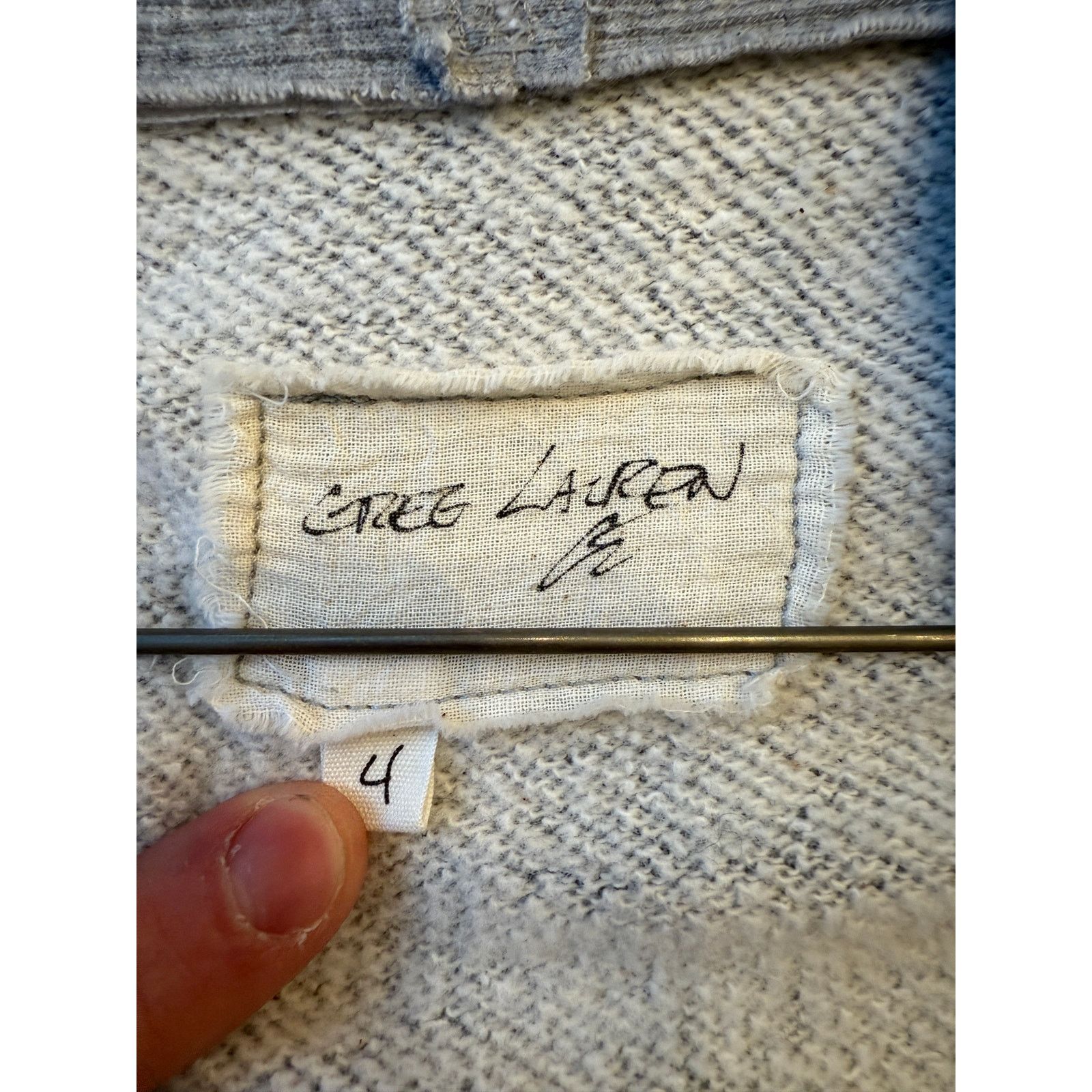 Greg Lauren Greg Lauren SAMPLE Heather Crop GL1 Kimono Size US XL / EU 56 / 4 - 3 Thumbnail
