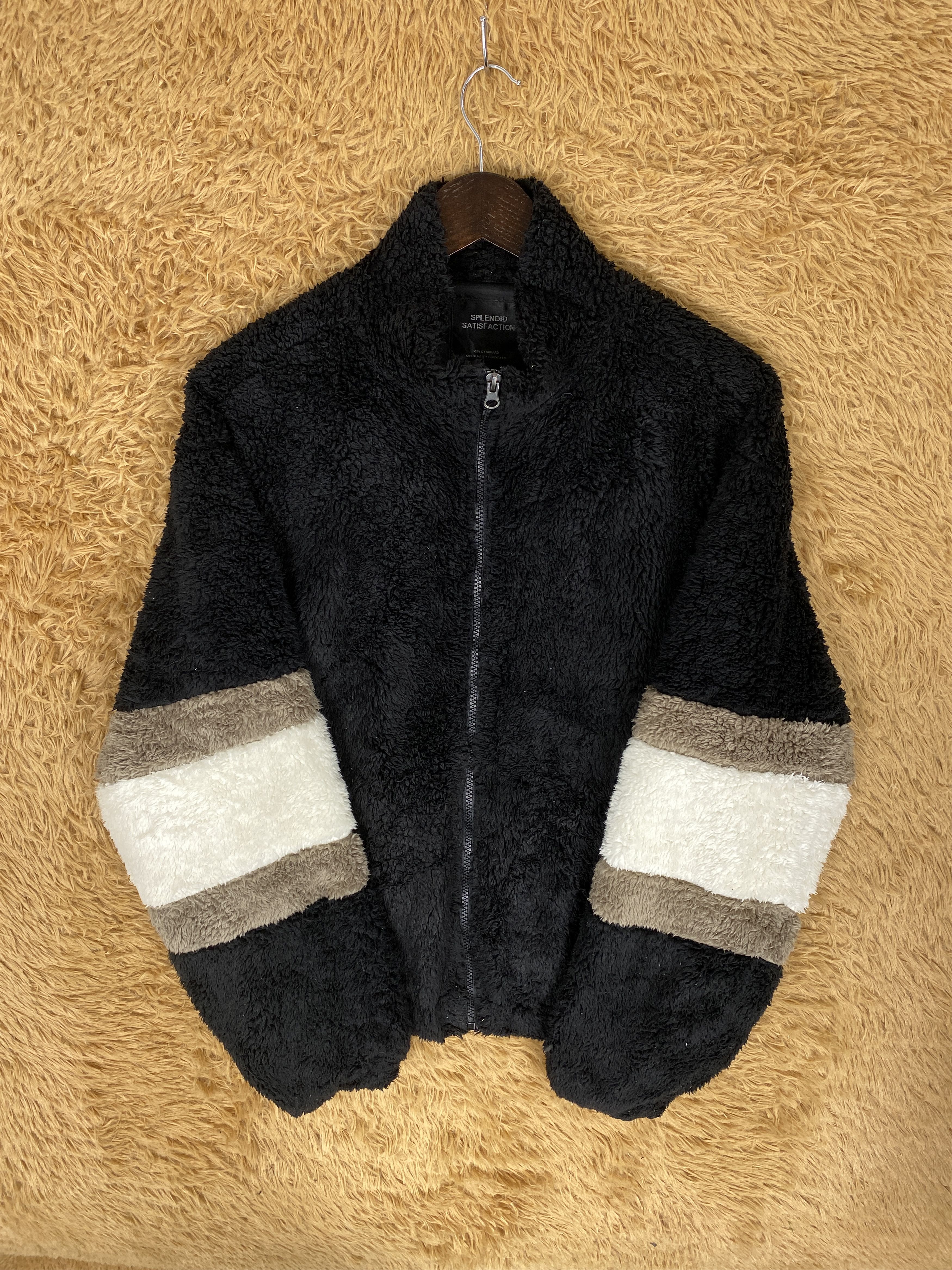 Japanese Brand Vintage Splendid Satisfaction Fleece Jacket J2228 Size US L / EU 52-54 / 3 - 4 Thumbnail