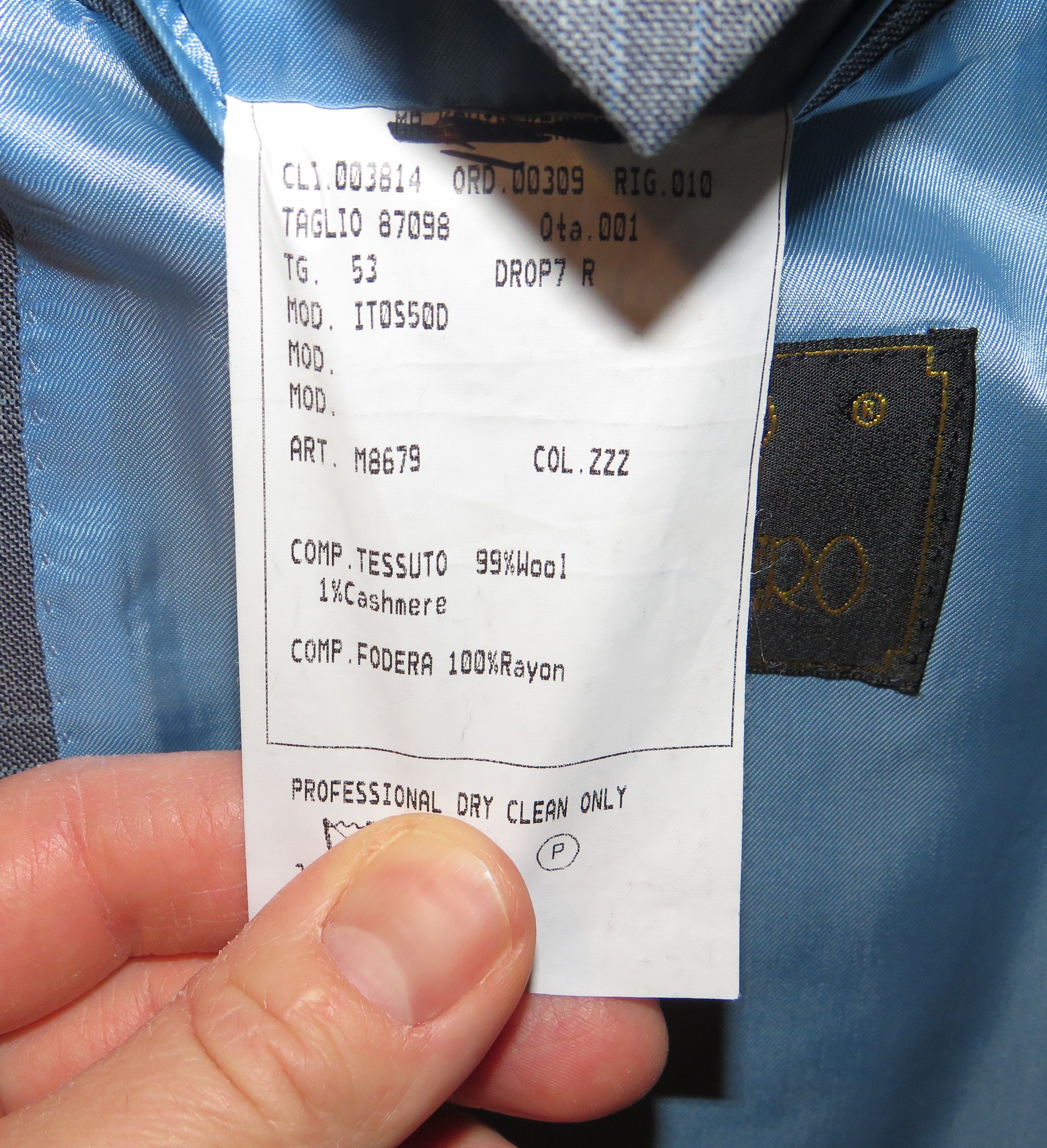Other Marcello Vero x D'Avenza Gray Plaid Two Button Blazer 43R Size 44R - 12 Thumbnail