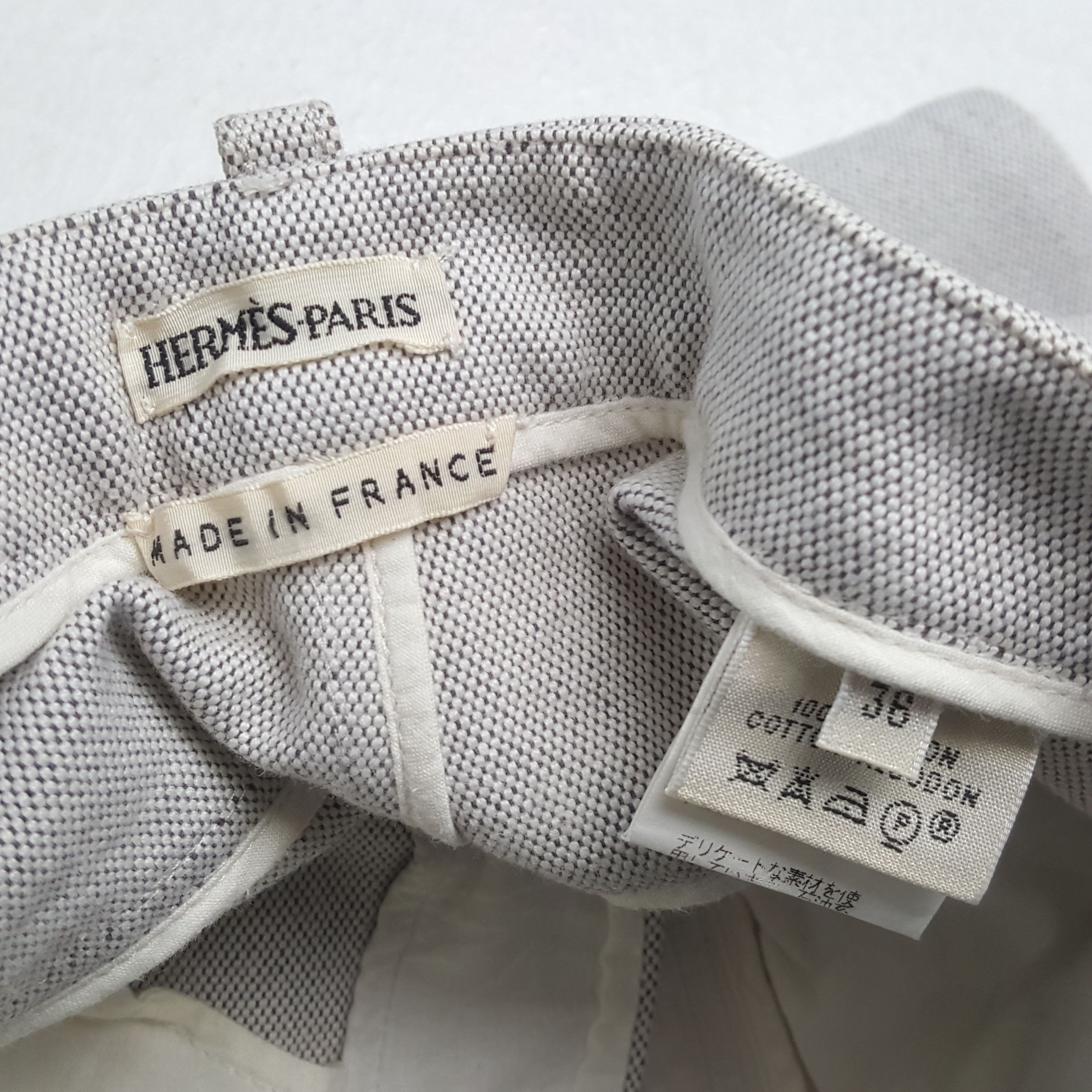 Hermes × Vintage HERMES PARIS FRANCE Fashion Brand Pants Size 25" / US 0 / IT 36 - 14 Thumbnail