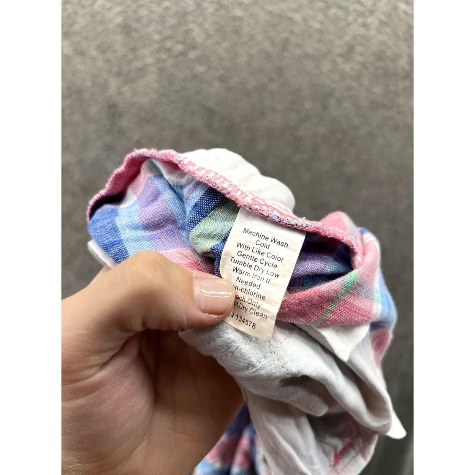 Vineyard Vines Vineyard Vines Shorts Womens 12 Multicolor Madras Linen Drawstring Casual Summer Size 34" / US 12 / IT 48 - 5 Thumbnail