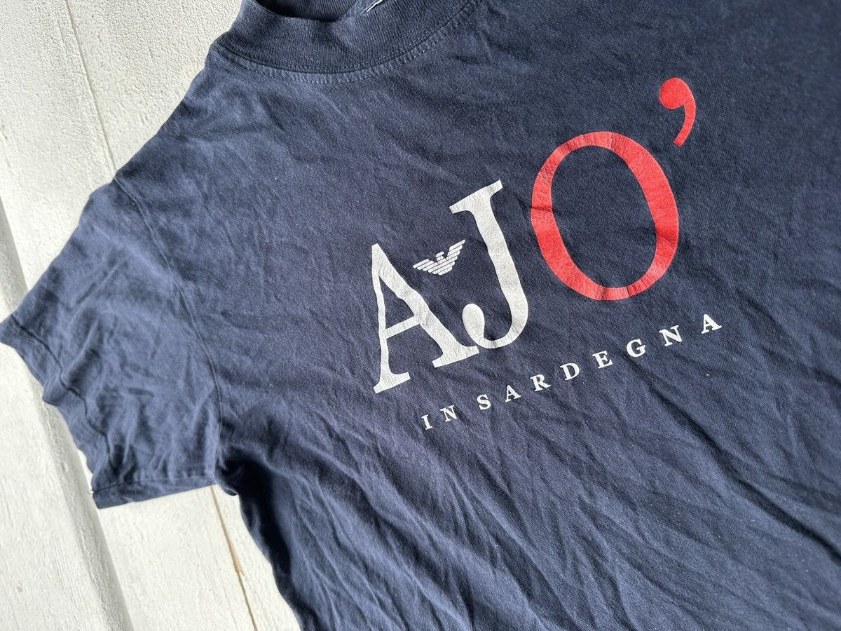 Armani 🚨Y2K Big Logo ARMANI JEANS T-shirt Avant Garde Size US XS / EU 42 / 0 - 4 Thumbnail