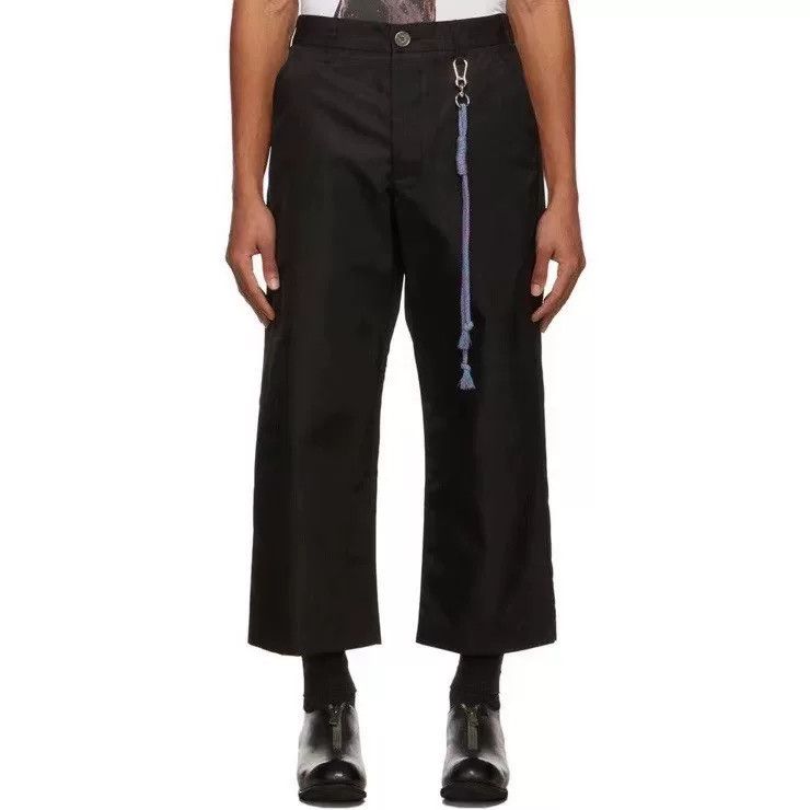 Song For The Mute SONG FOR THE MUTE Cropped Work Trousers Size US 30 / EU 46 - 1 Thumbnail