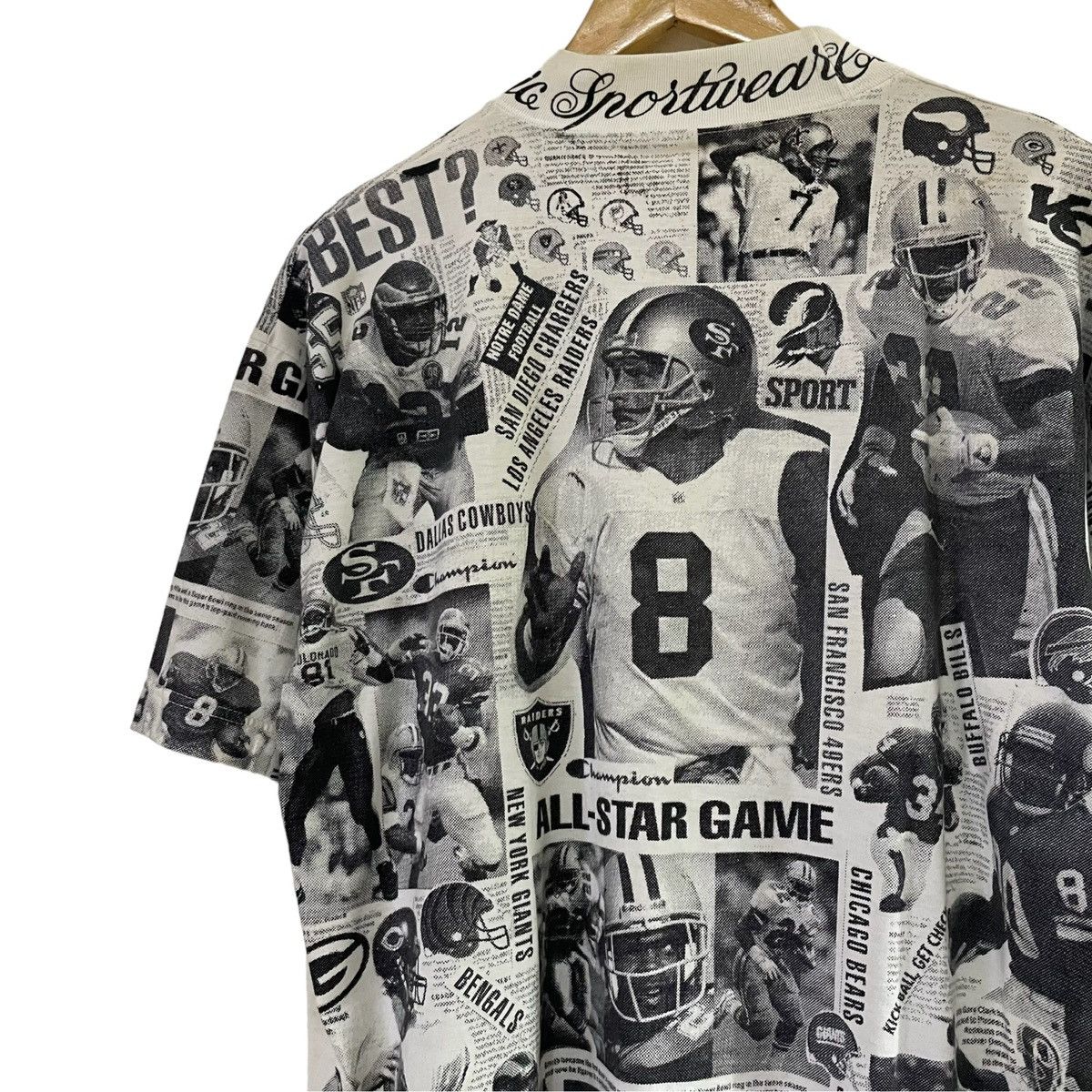 Champion Vintage Bootleg American Sport Rugby All Sponsor Size US M / EU 48-50 / 2 - 9 Thumbnail