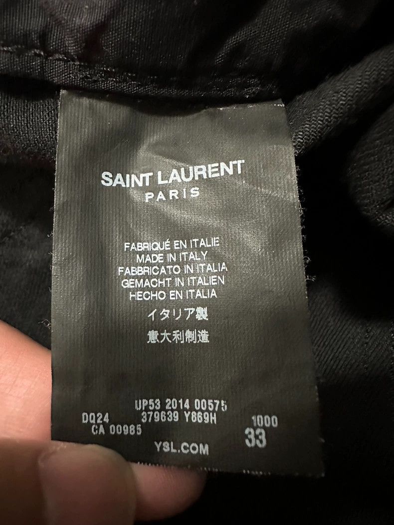 Saint Laurent Paris Saint Laurent Paris Woven silver buckle jeans-2508 Size US 32 / EU 48 - 7 Thumbnail