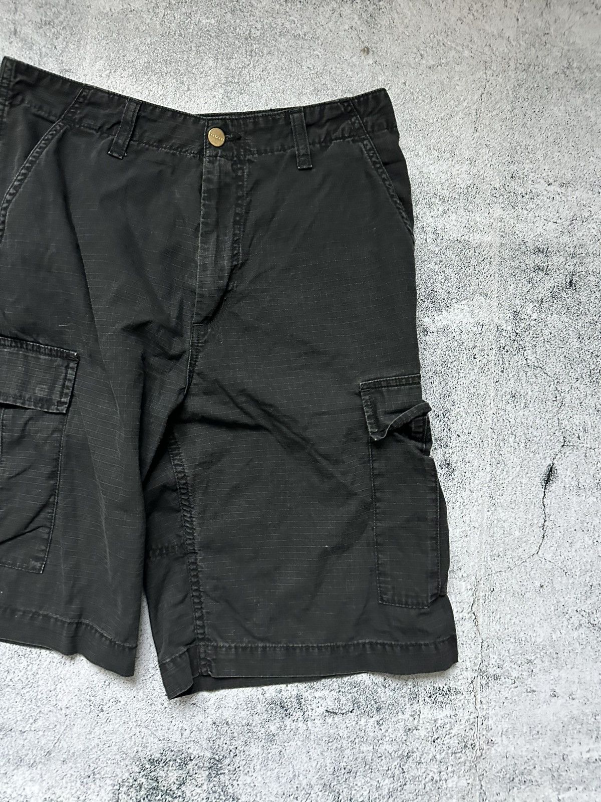 Carhartt Carhartt Cargo Shorts Black Logo Size US 32 / EU 48 - 3 Thumbnail