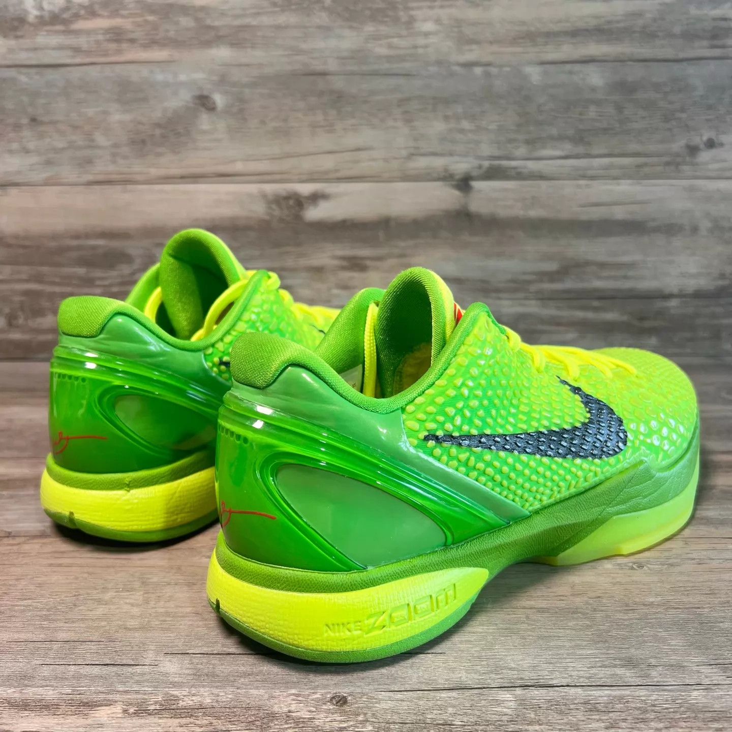 Nike Nike Zoom Kobe 6 ZK6 Green Hornet Xmas 44.5 Size US 11.5 / EU 44-45 - 3 Thumbnail