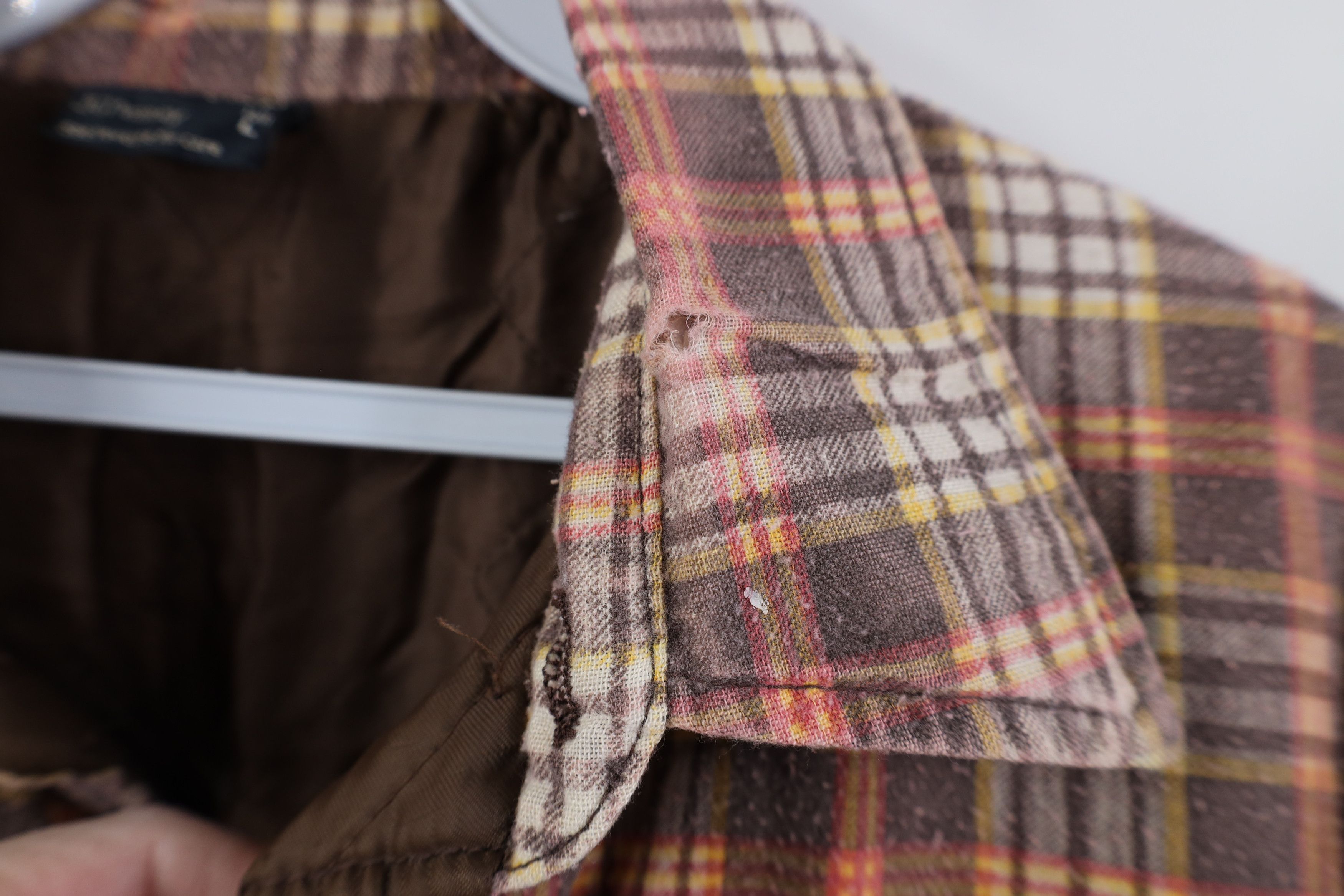 Vintage Vintage 70s Streetwear Quilted Flannel Shirt Jacket USA Size US L / EU 52-54 / 3 - 6 Thumbnail
