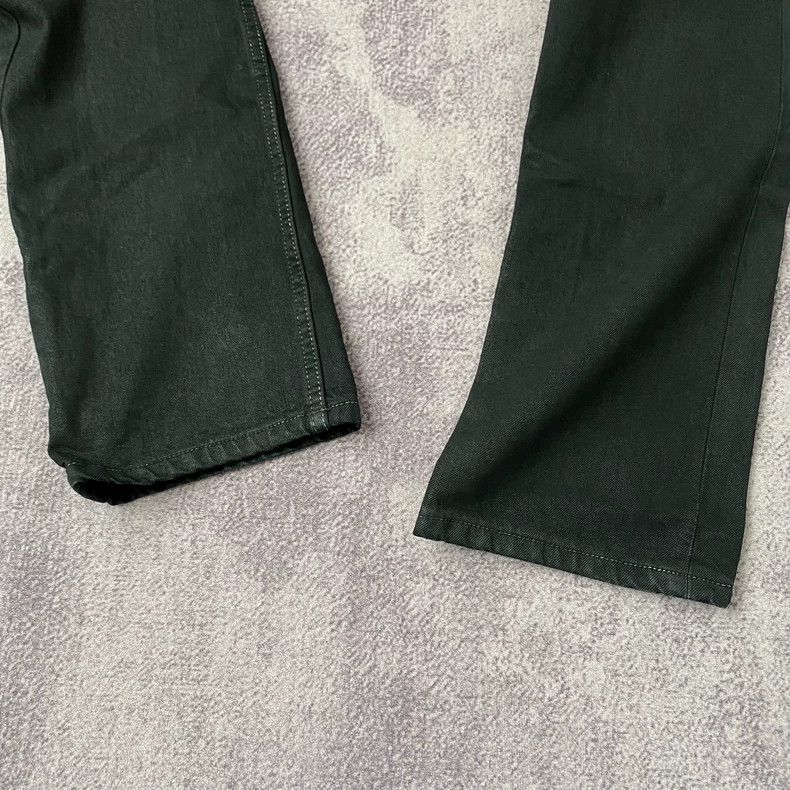 Rick Owens Rick Owens size XL Air Cut zippered waxed denim pants Size 40" / US 18 - 5 Thumbnail