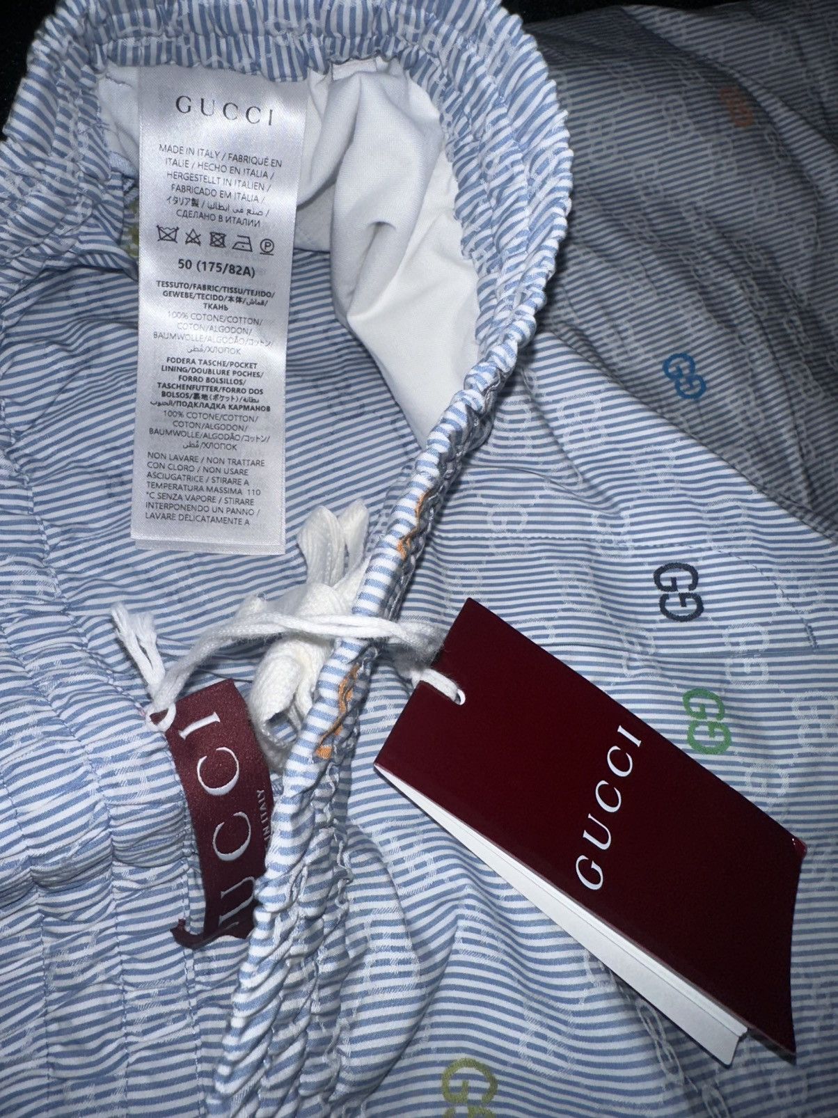 Gucci Gucci Striped cotton shorts Size US 34 / EU 50 - 7 Thumbnail