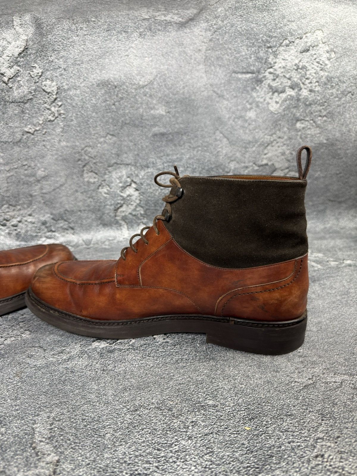 Ermenegildo Zegna zegna ermenegildo couture leather boots shoes lace up Size US 13 / EU 46 - 10 Thumbnail