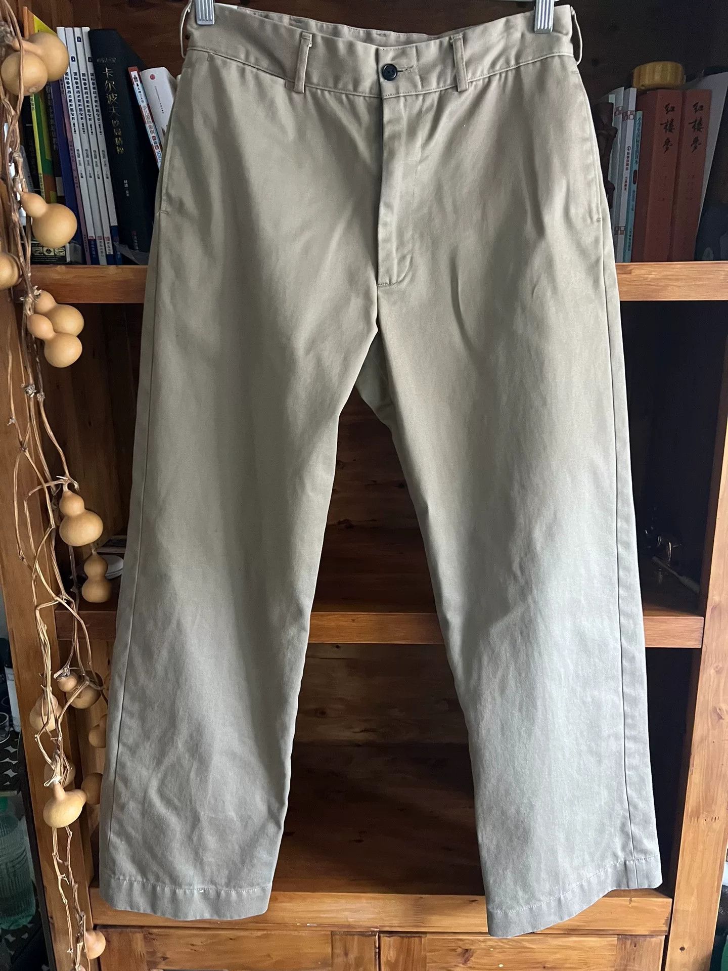 N.Hoolywood khaki pants with custom zipper details Size US 32 / EU 48 - 1 Thumbnail