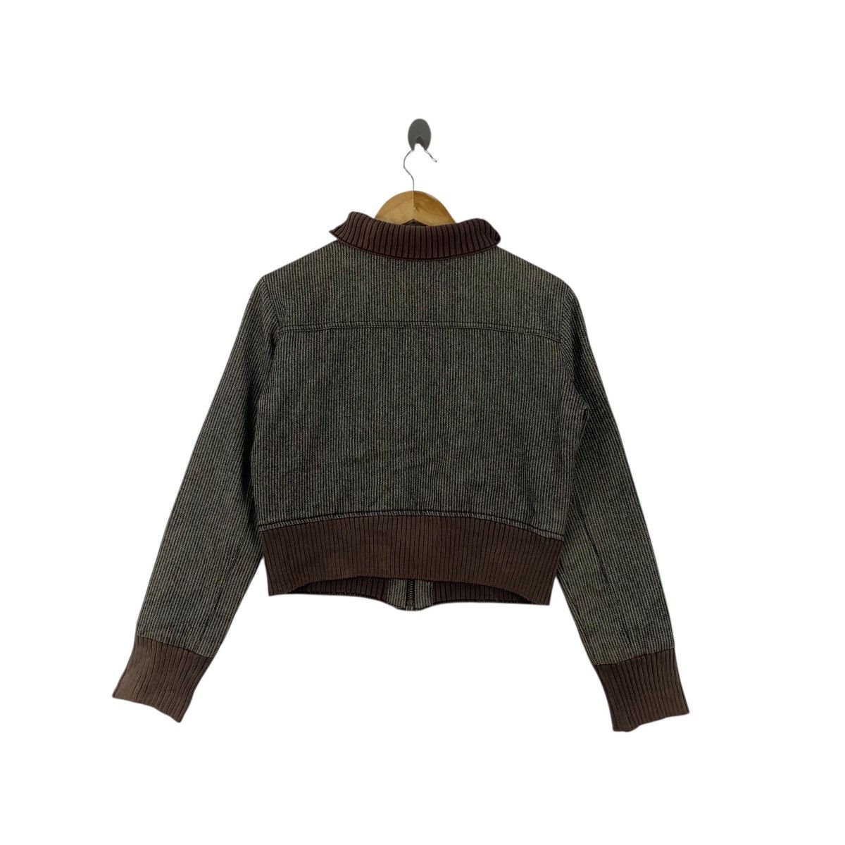 Zara ZARA TRF COLLECTION Cropped Top Bomber Jacket Windbreaker Size L / US 10 / IT 46 - 7 Thumbnail