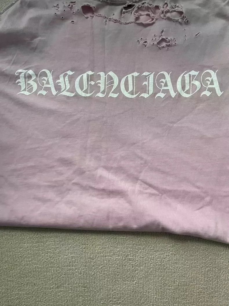 Balenciaga Balenciaga Wormhole Short Sleeve Tee Size US M / EU 48-50 / 2 - 3 Thumbnail