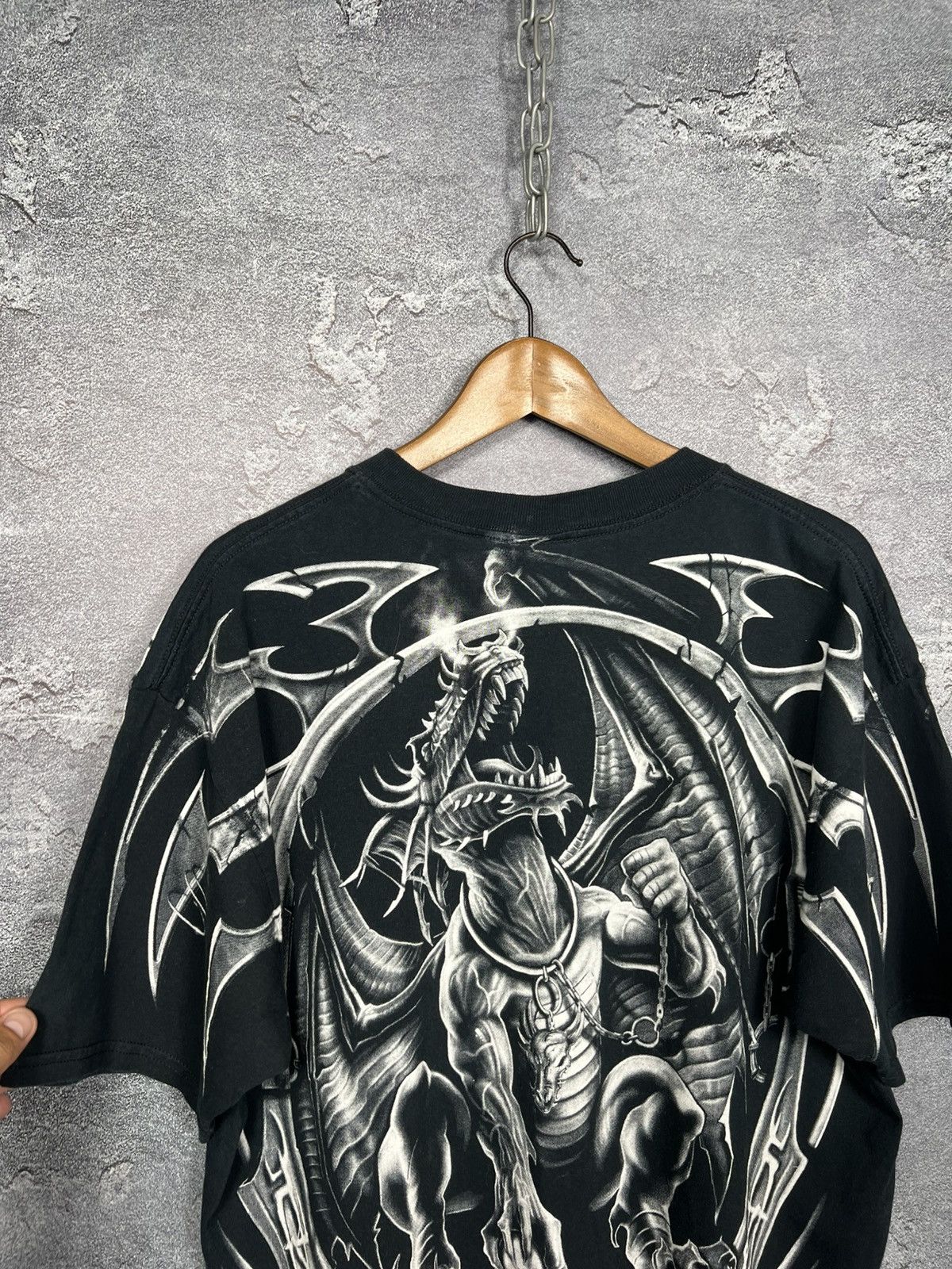 Liquid Blue Vintage Liquid Blue Dragon 2001 Graphics All Over Print Tee Size US XL / EU 56 / 4 - 10 Thumbnail