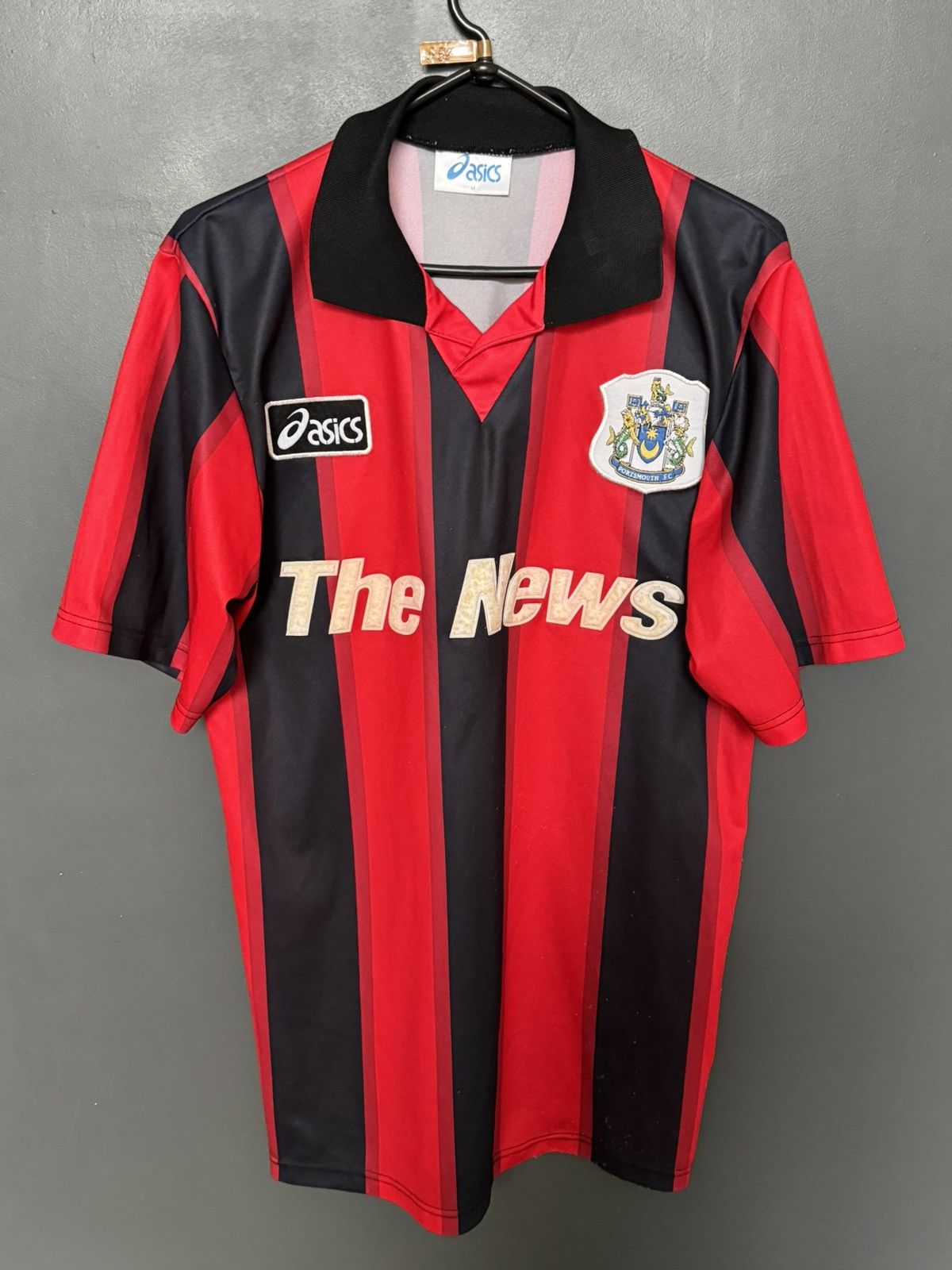 Asics Portsmouth 95/97 Away Football Jersey Size US M / EU 48-50 / 2 - 1 Thumbnail