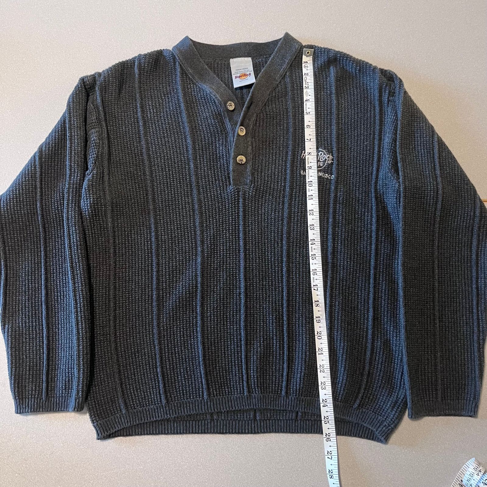 Hard Rock Cafe Vintage Hard Rock Cafe San Francisco Sweater – Waffle Knit Size US M / EU 48-50 / 2 - 3 Thumbnail