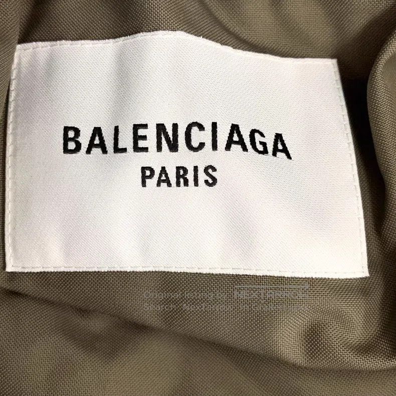 Balenciaga Balenciaga Brown-green logo letter embroidery hooded draws Size XXS / US 00 / IT 34 - 5 Thumbnail