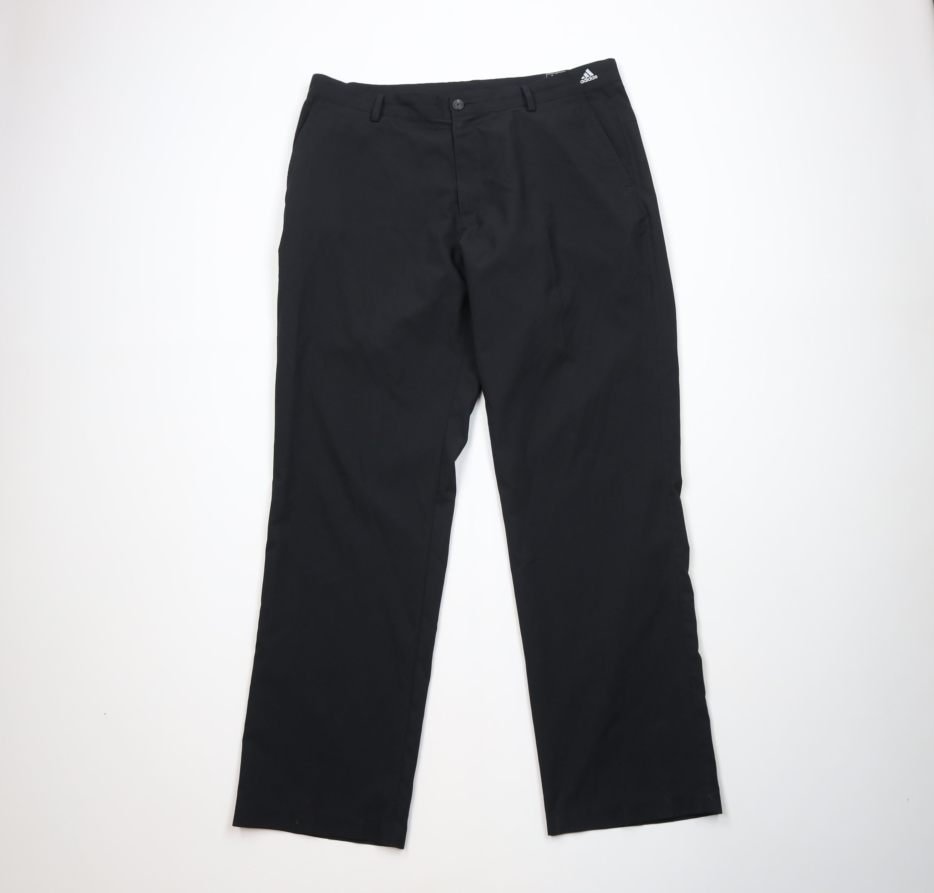 Adidas Vintage Y2K Adidas Golf Wide Leg Golfing Chino Pants Black Size US 36 / EU 52 - 1 Thumbnail