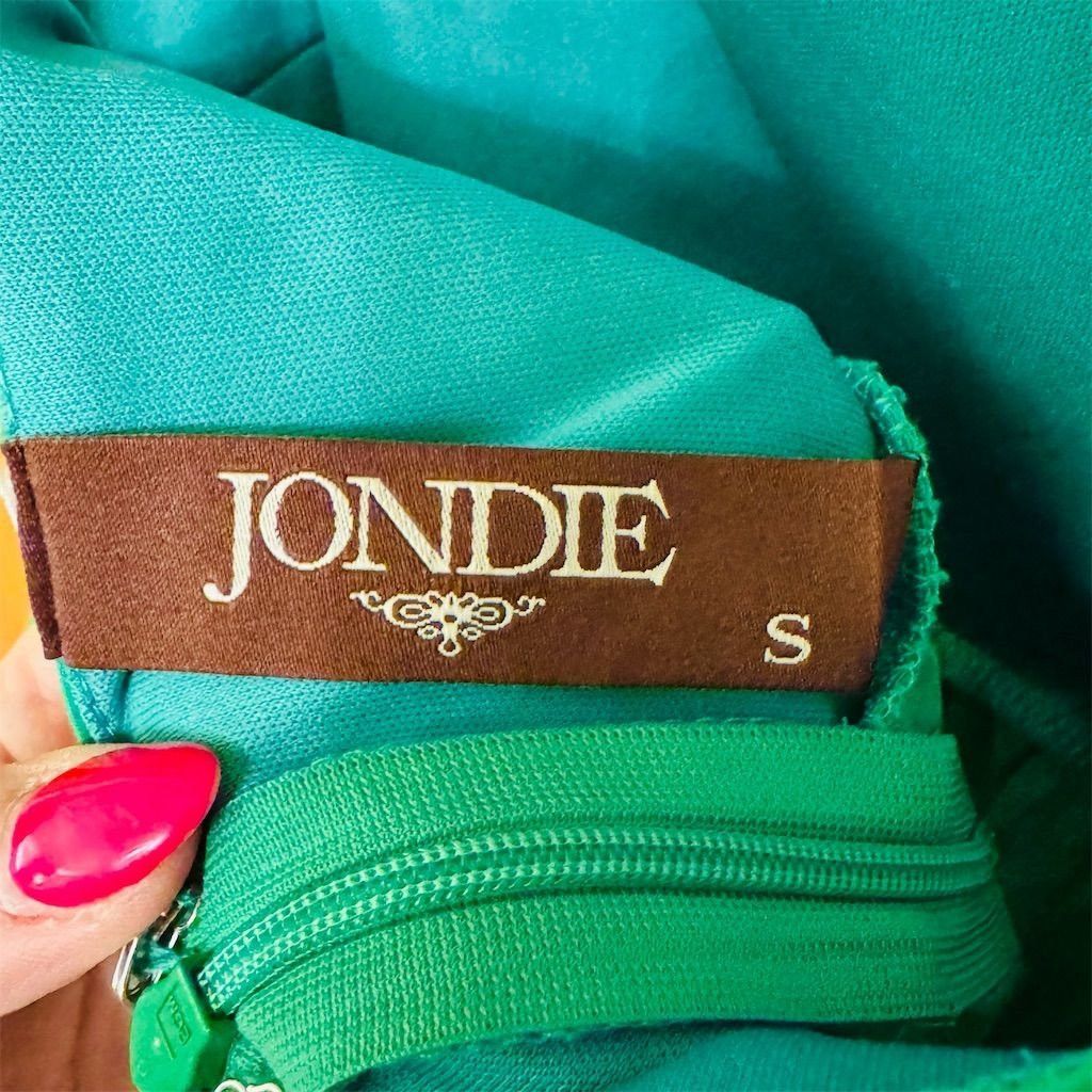 Other Jondie Women's Green Sleeveless Short Sundress Size S Size S / US 4 / IT 40 - 4 Thumbnail