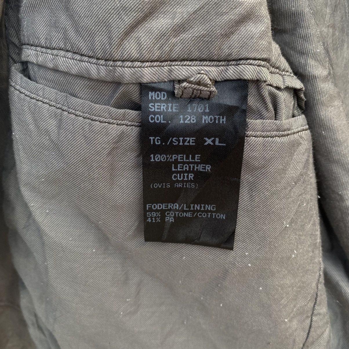 Neil Barrett Vintage NEIL BERRETT Pelle Leather Jacket Made in Italy Size US XL / EU 56 / 4 - 10 Thumbnail